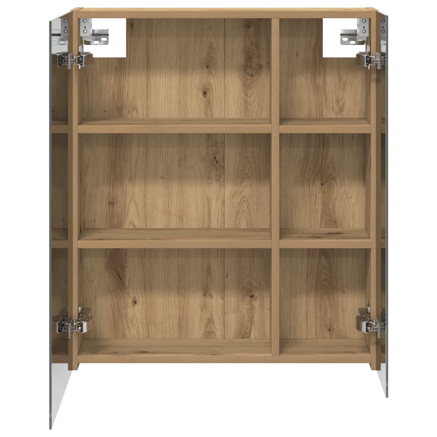 Badezimmerspiegelschrank Kunsthandwerk Eiche 60 x 14,5 x 70 cm