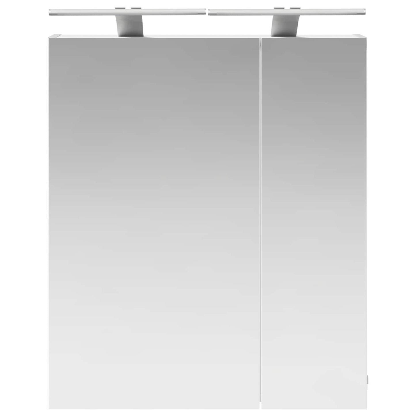 Badezimmerspiegelschrank Weiß 60 x 14,5 x 70 cm Holzwerkstoff
