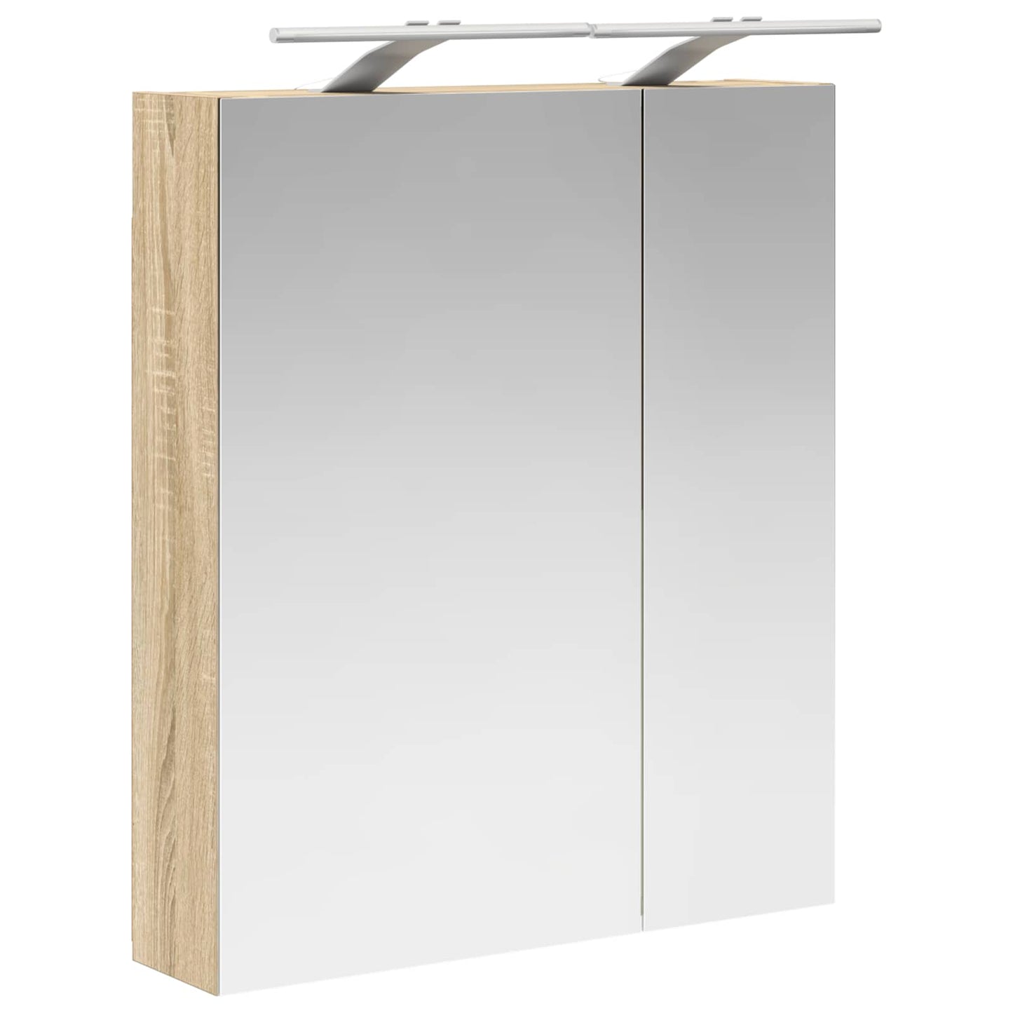 Badezimmerspiegelschrank Sonoma-Eiche 60 x 14,5 x 70 cm