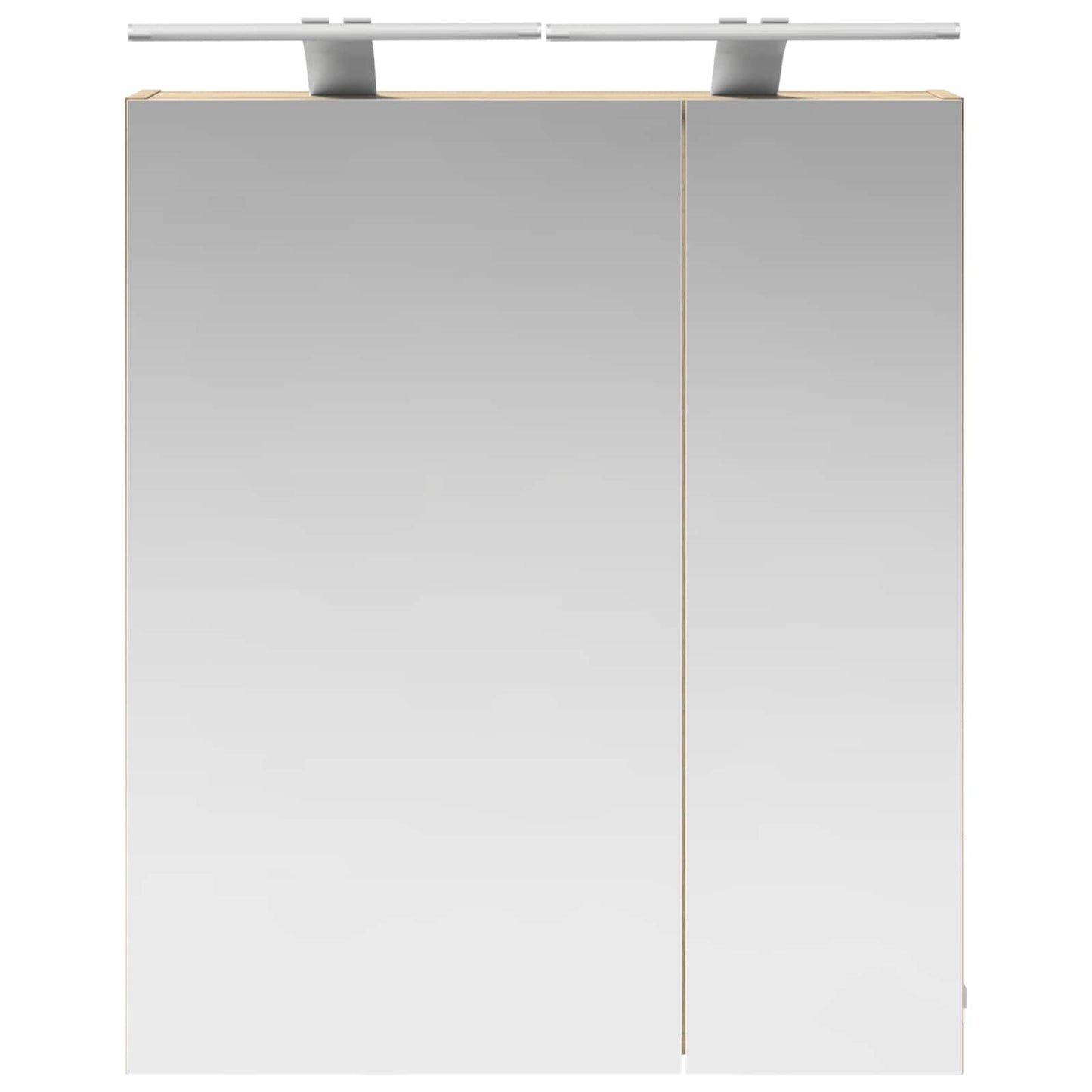 Badezimmerspiegelschrank Sonoma-Eiche 60 x 14,5 x 70 cm