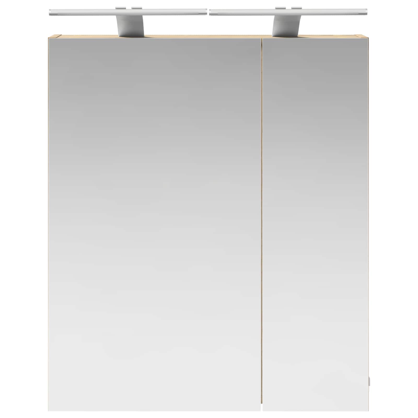 Badezimmerspiegelschrank Sonoma-Eiche 60 x 14,5 x 70 cm