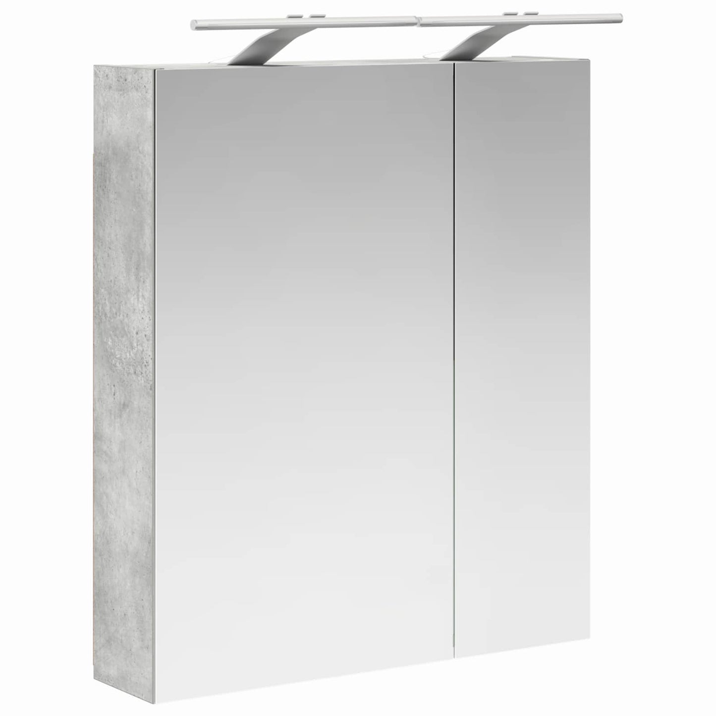 Badezimmerspiegelschrank Beton Grau 60 x 14,5 x 70 cm