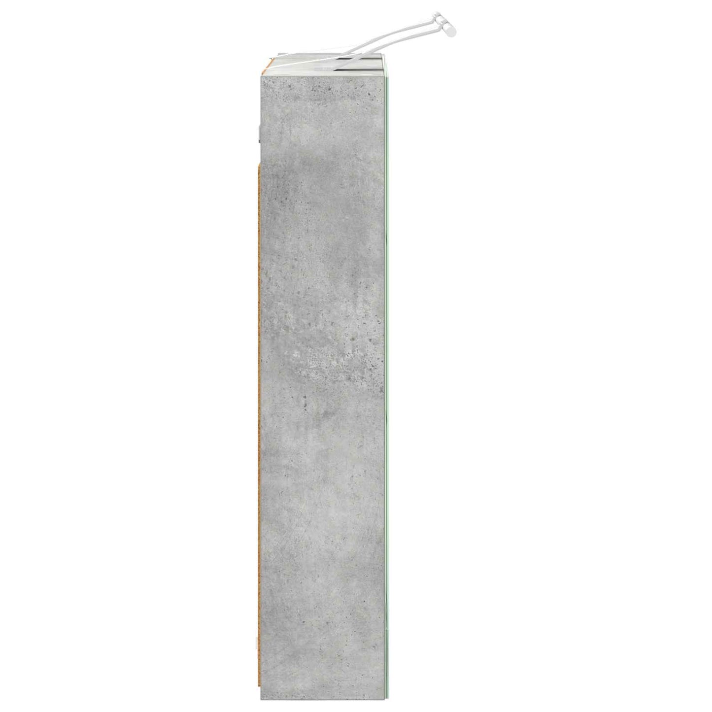 Badezimmerspiegelschrank Beton Grau 60 x 14,5 x 70 cm