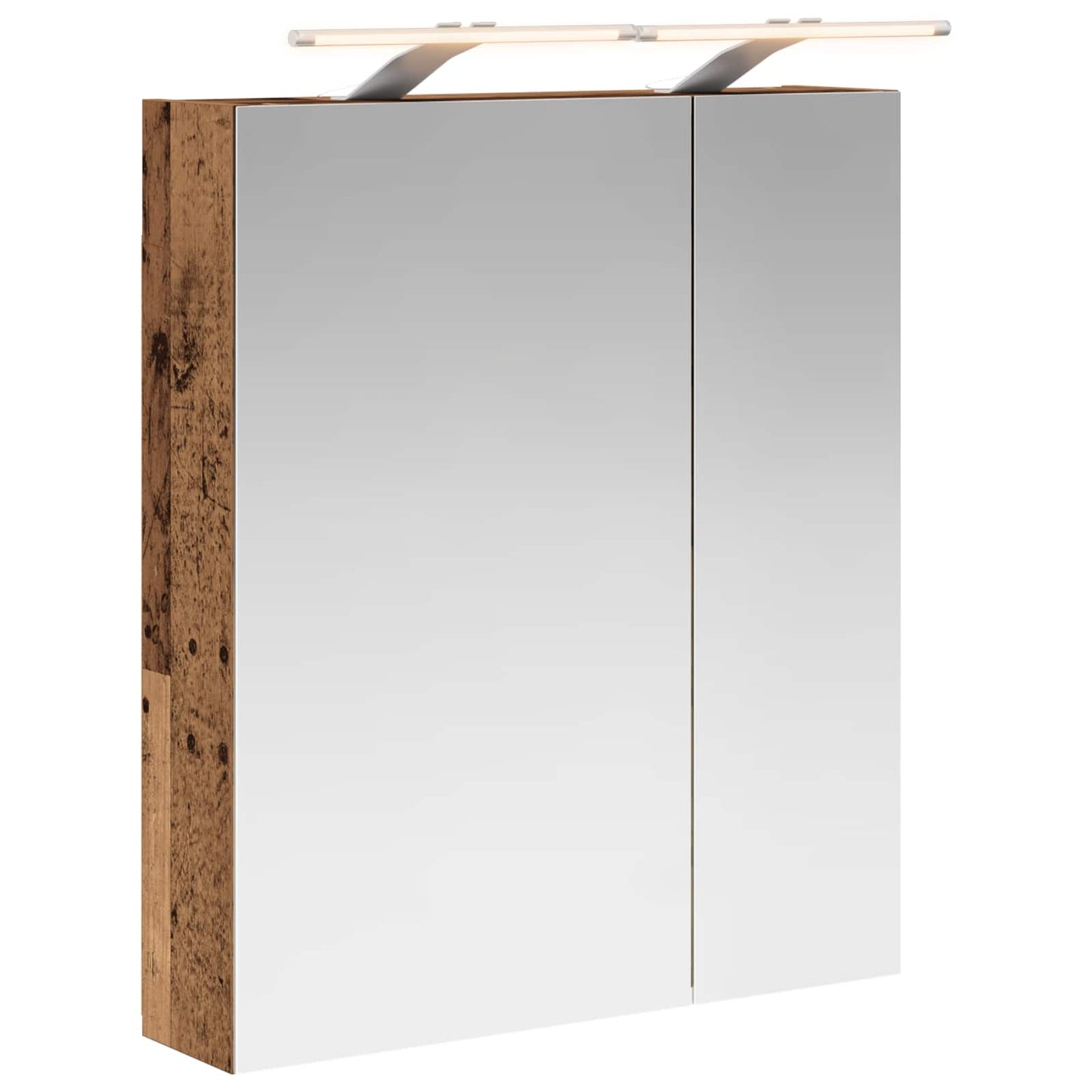 Badezimmerspiegelschrank Altholz 60 x 14,5 x 70 cm