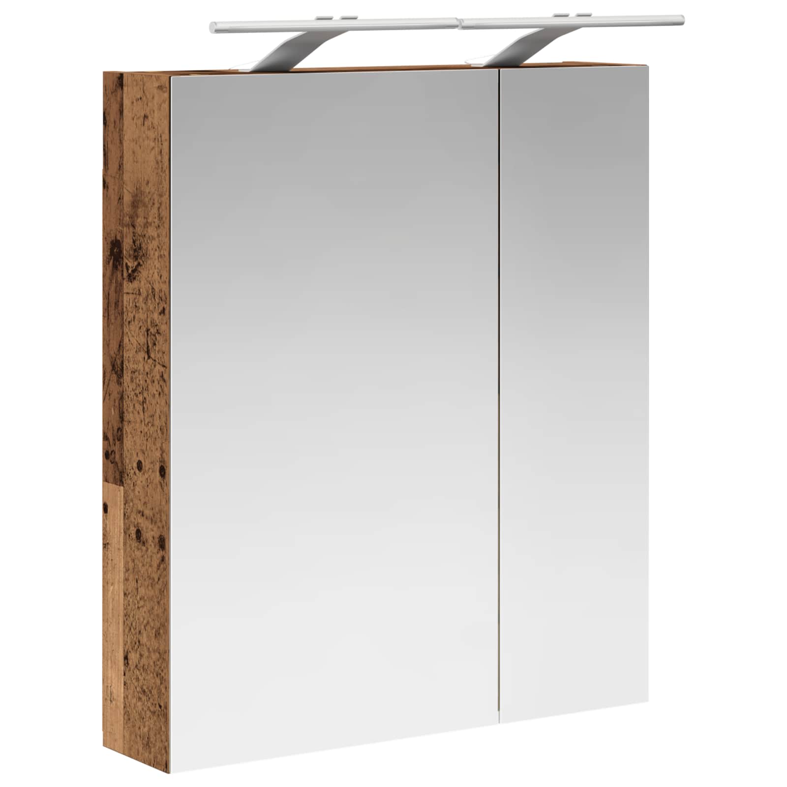 Badezimmerspiegelschrank Altholz 60 x 14,5 x 70 cm