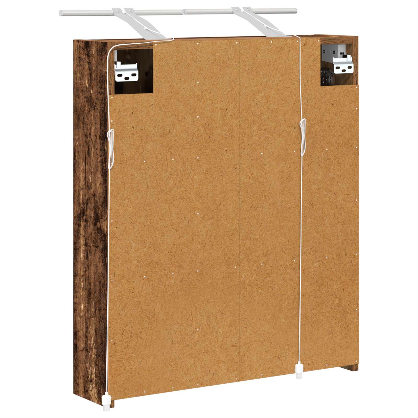 Badezimmerspiegelschrank Altholz 60 x 14,5 x 70 cm