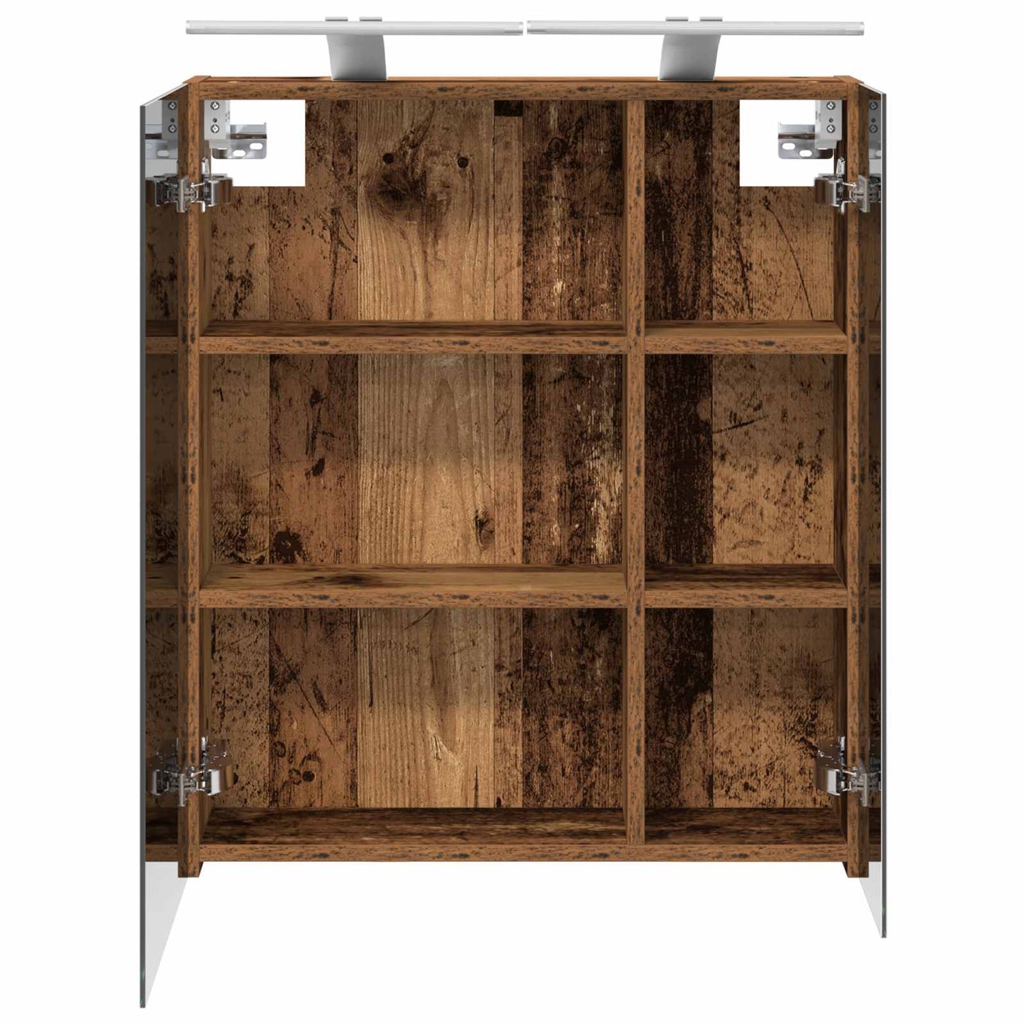Badezimmerspiegelschrank Altholz 60 x 14,5 x 70 cm