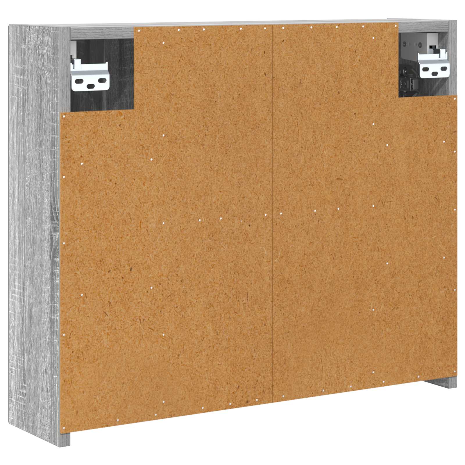 Badezimmerspiegelschrank Sonoma-Grau 60 x 14,5 x 50 cm