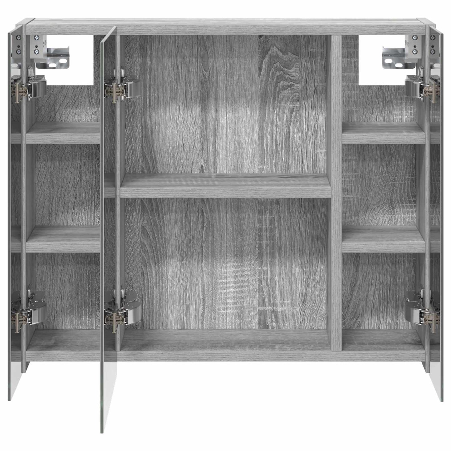 Badezimmerspiegelschrank Sonoma-Grau 60 x 14,5 x 50 cm