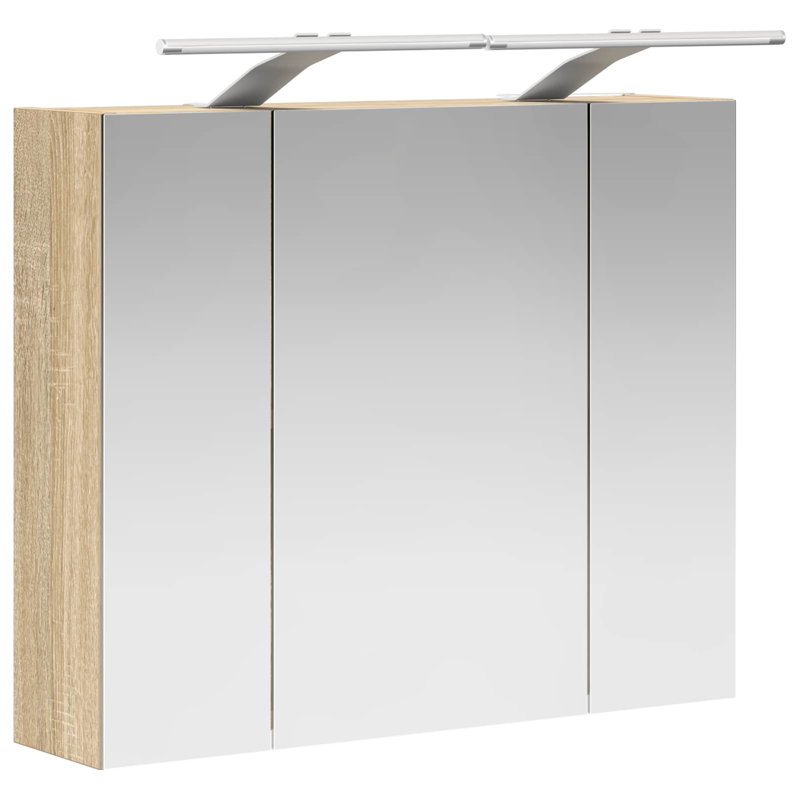 Badezimmerspiegelschrank Sonoma-Eiche 60 x 14,5 x 50 cm