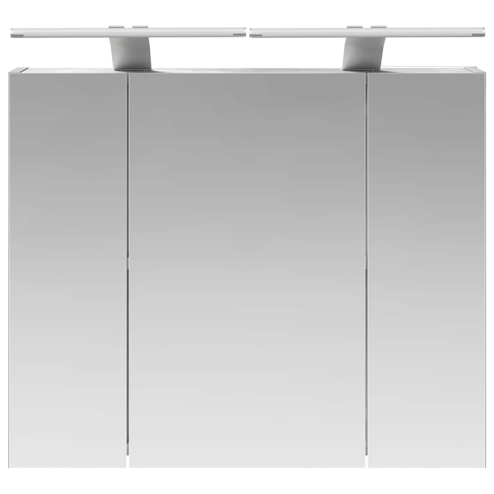 Badezimmerspiegelschrank Betongrau 60 x 14,5 x 50 cm