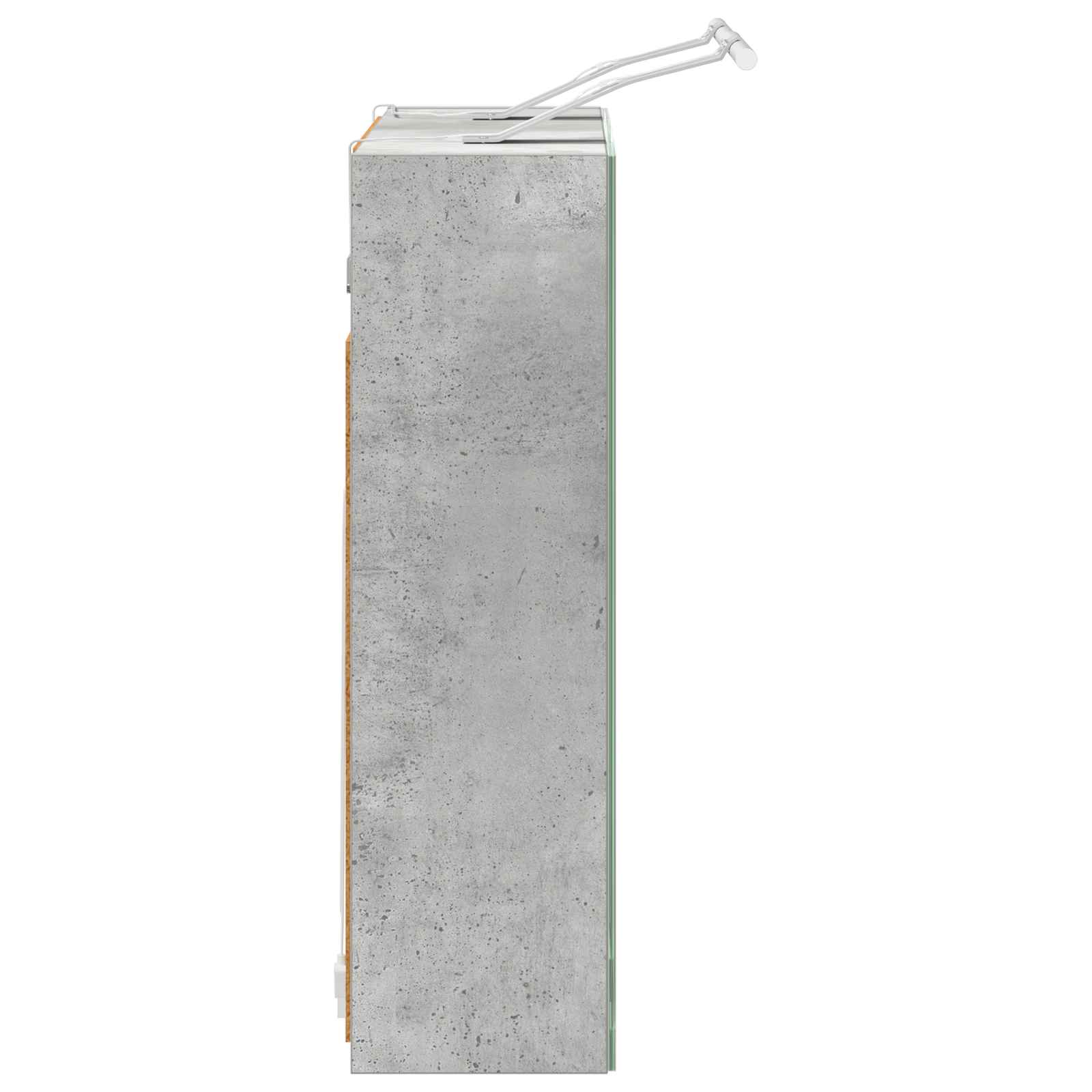 Badezimmerspiegelschrank Betongrau 60 x 14,5 x 50 cm