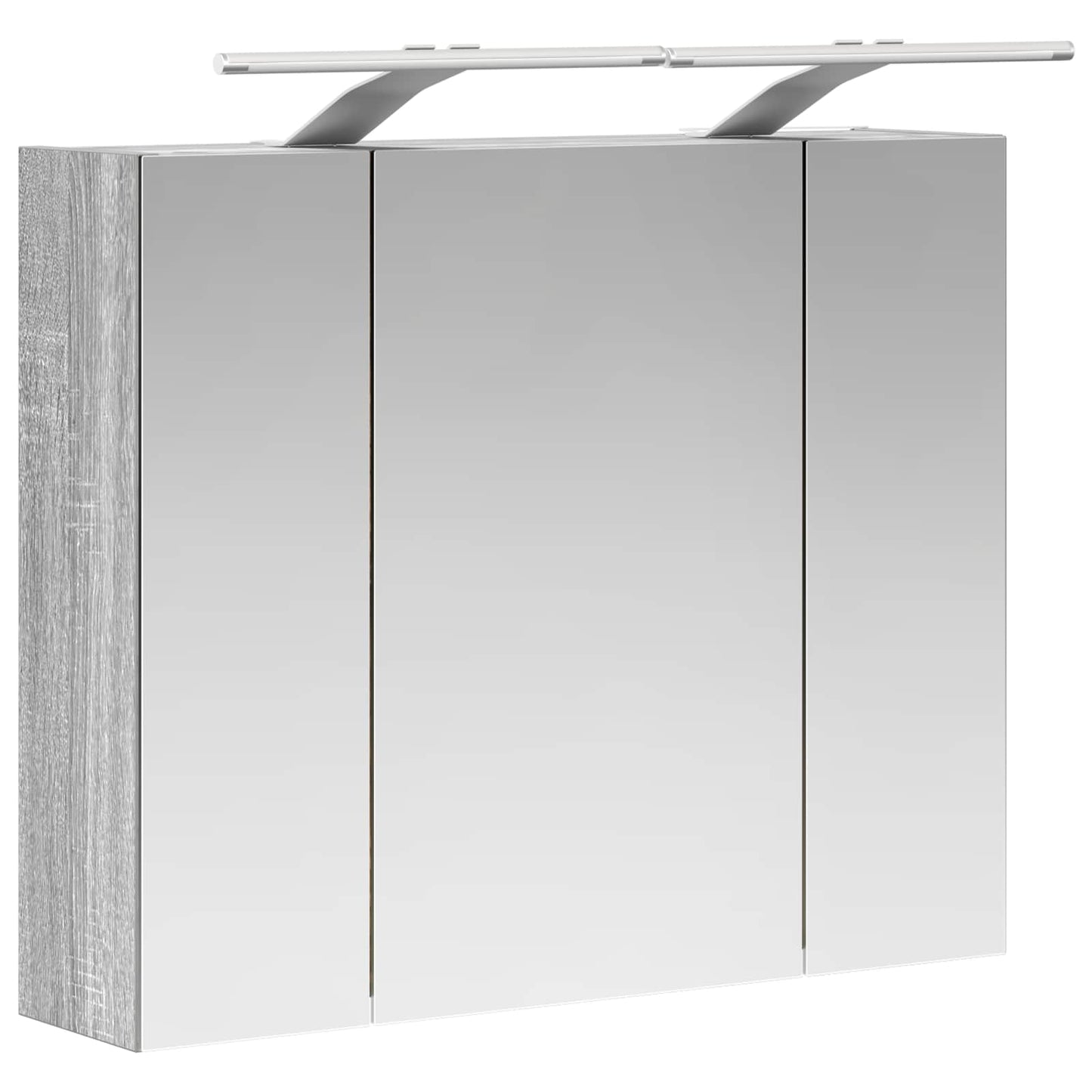 Badezimmerspiegelschrank Sonoma-Grau 60 x 14,5 x 50 cm