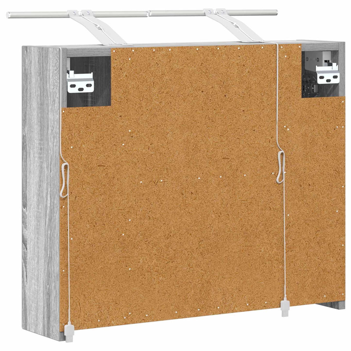Badezimmerspiegelschrank Sonoma-Grau 60 x 14,5 x 50 cm