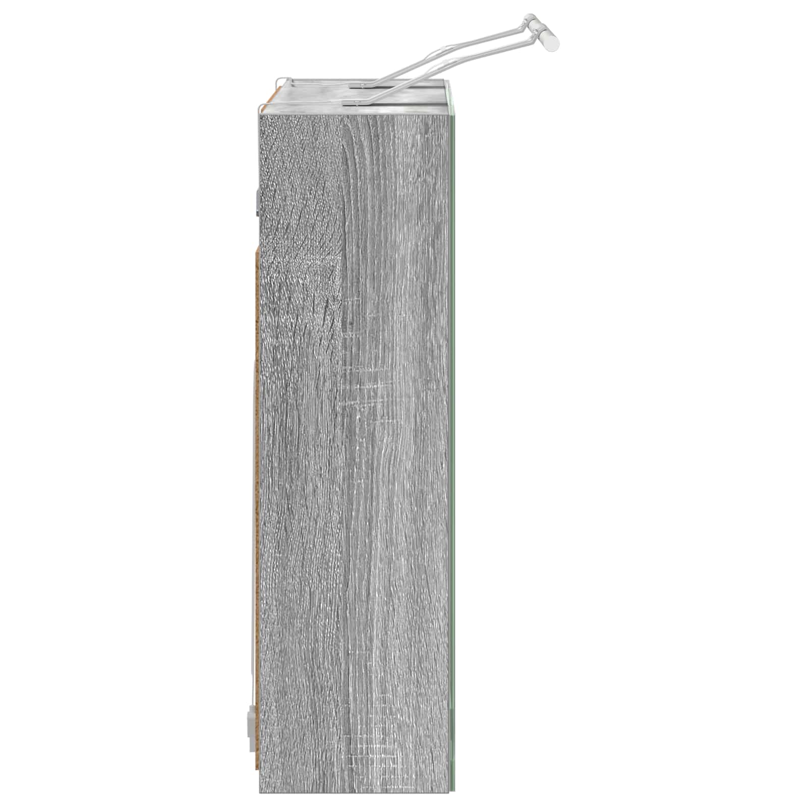 Badezimmerspiegelschrank Sonoma-Grau 60 x 14,5 x 50 cm