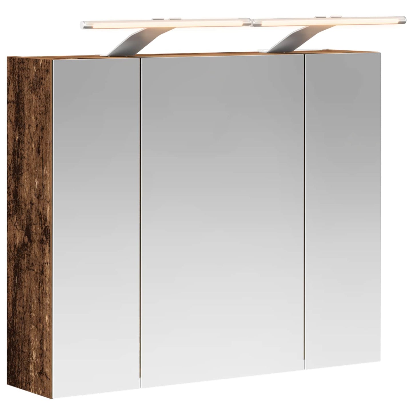 Badezimmerspiegelschrank Altholz 60 x 14,5 x 50 cm