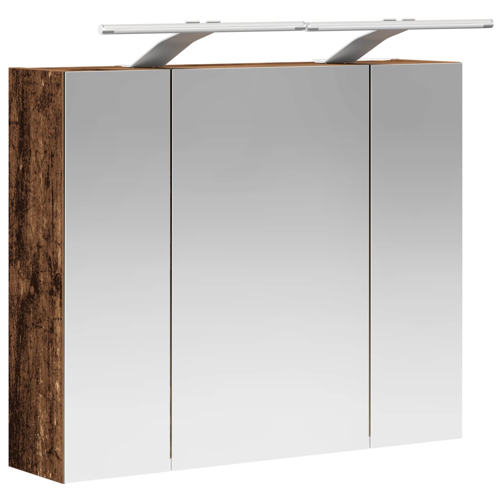 Badezimmerspiegelschrank Altholz 60 x 14,5 x 50 cm