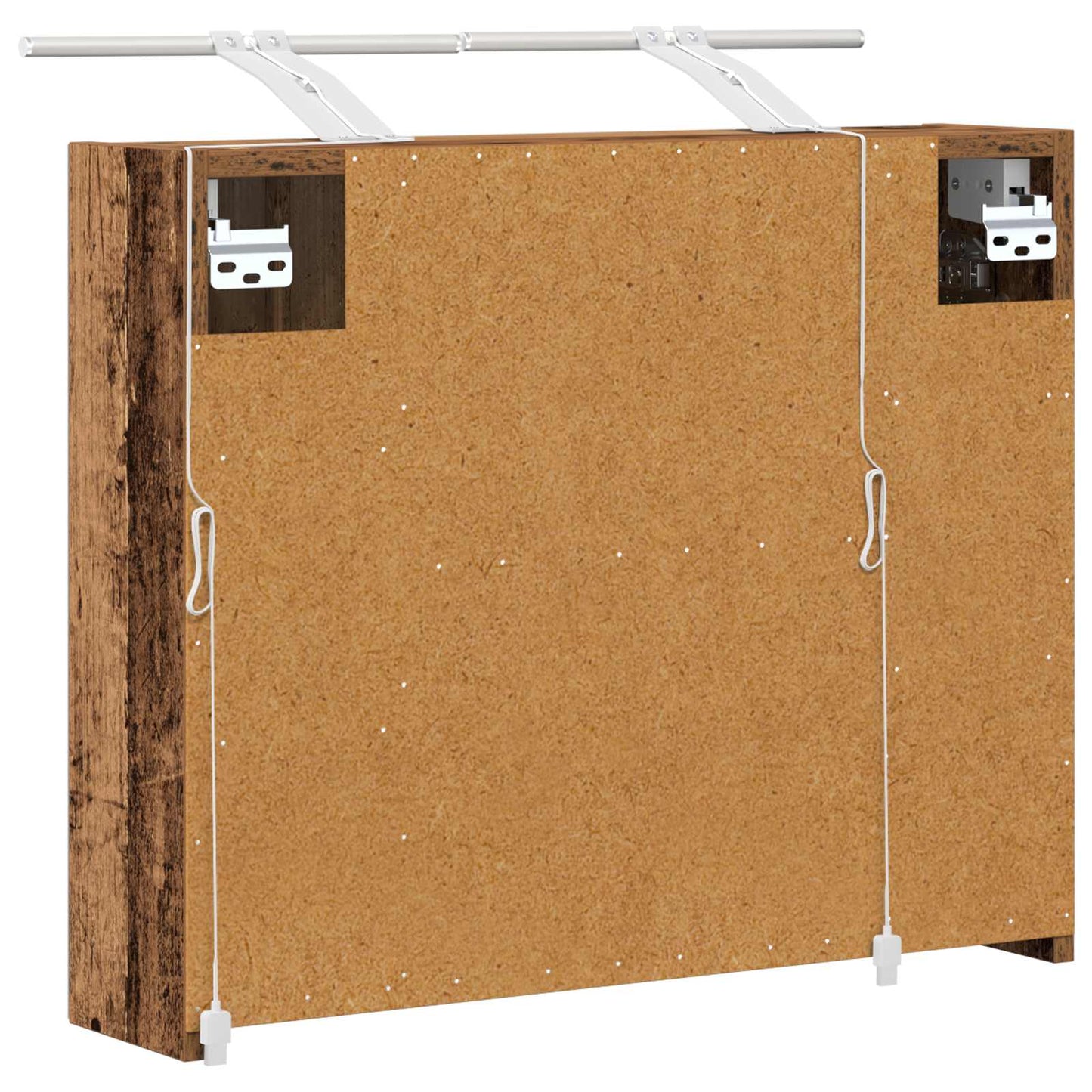 Badezimmerspiegelschrank Altholz 60 x 14,5 x 50 cm
