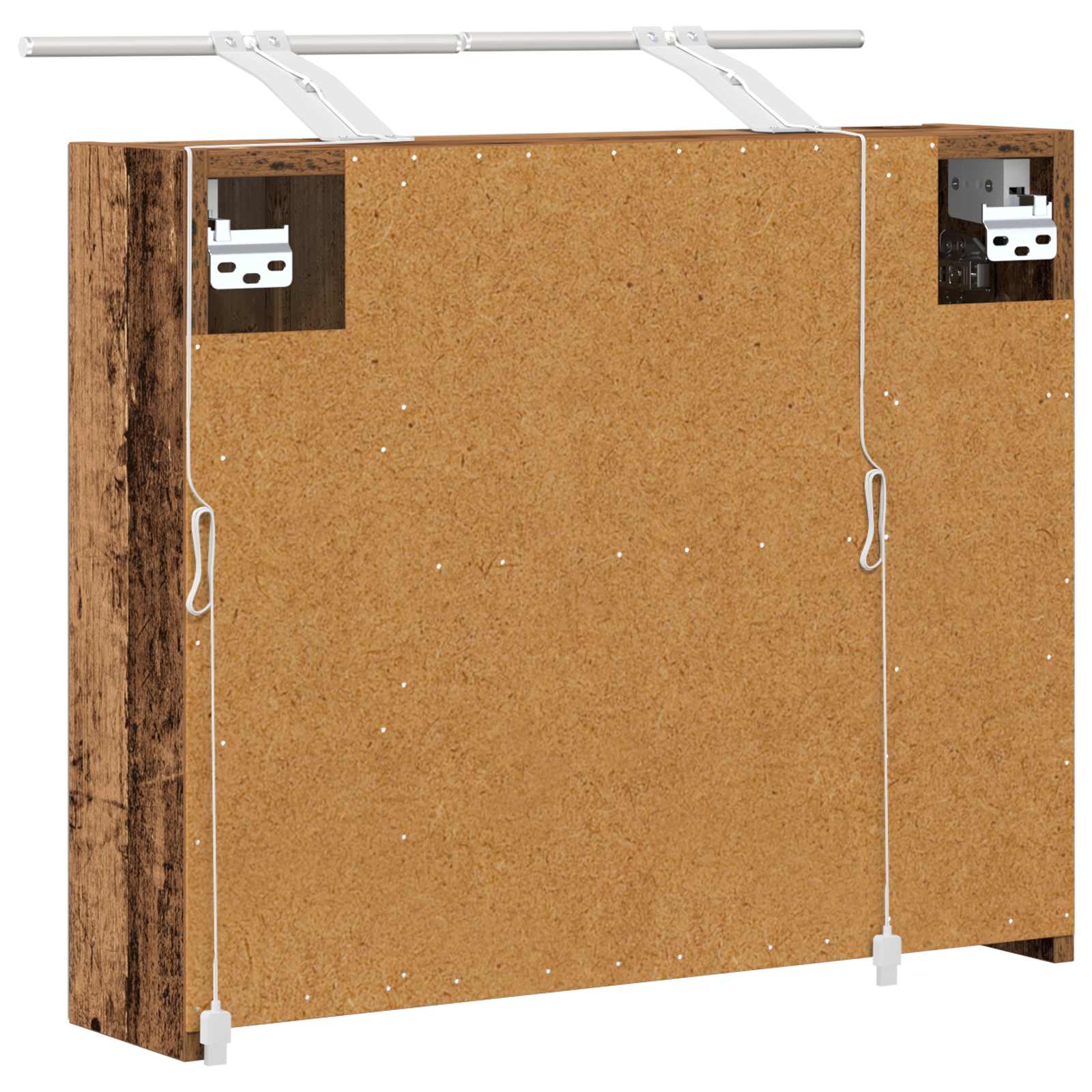Badezimmerspiegelschrank Altholz 60 x 14,5 x 50 cm