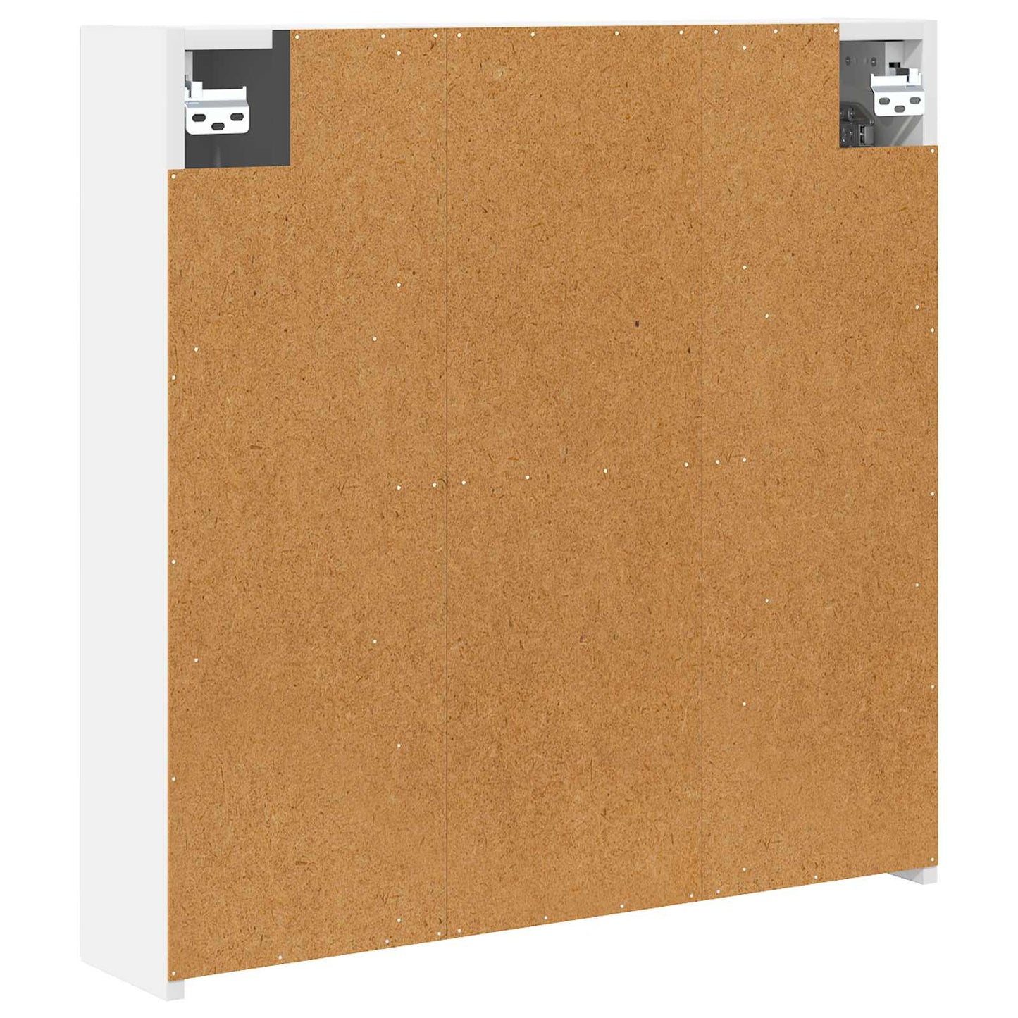 Badezimmerspiegelschrank Weiß 70 x 14,5 x 70 cm Holzwerkstoff