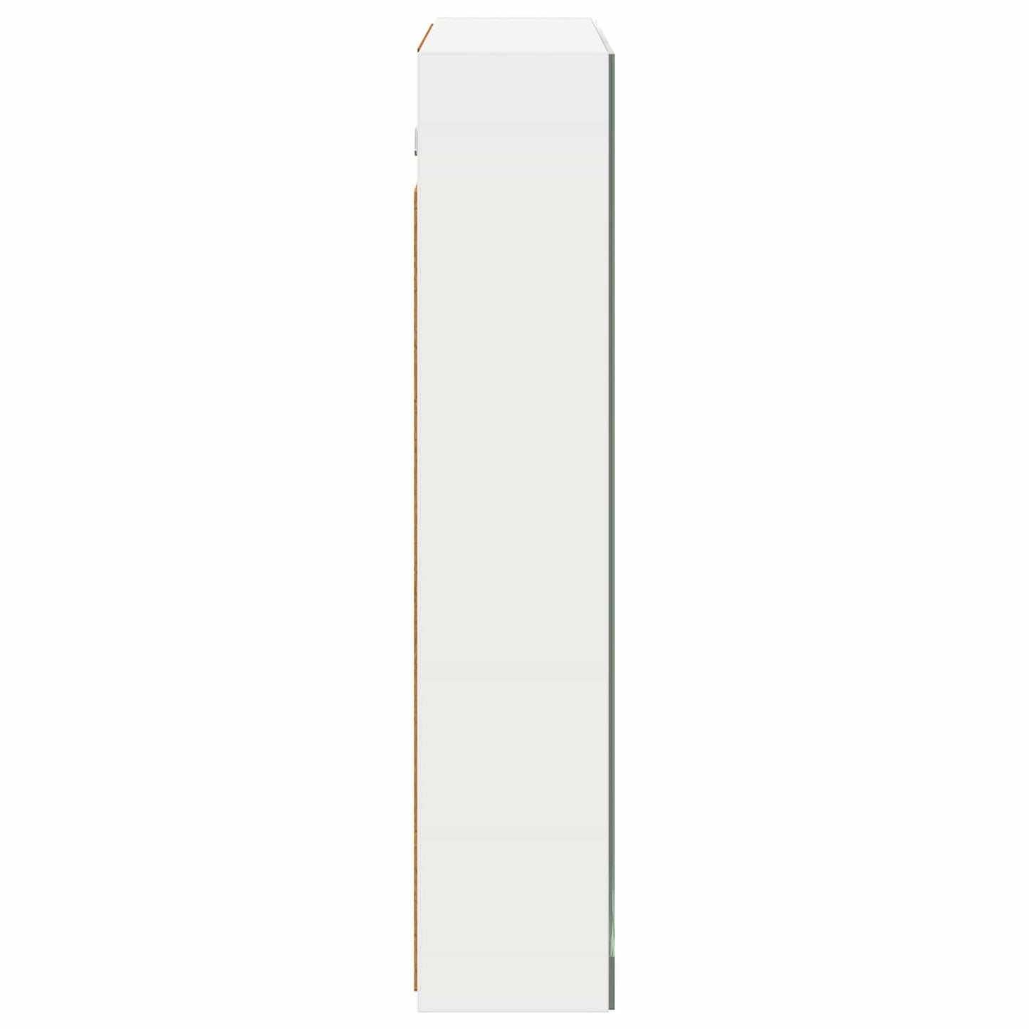 Badezimmerspiegelschrank Weiß 70 x 14,5 x 70 cm Holzwerkstoff
