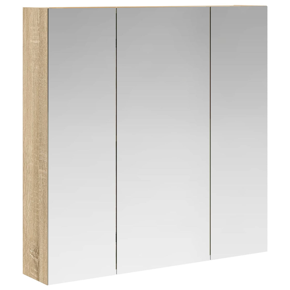 Badezimmerspiegelschrank Sonoma-Eiche 70 x 14,5 x 70 cm