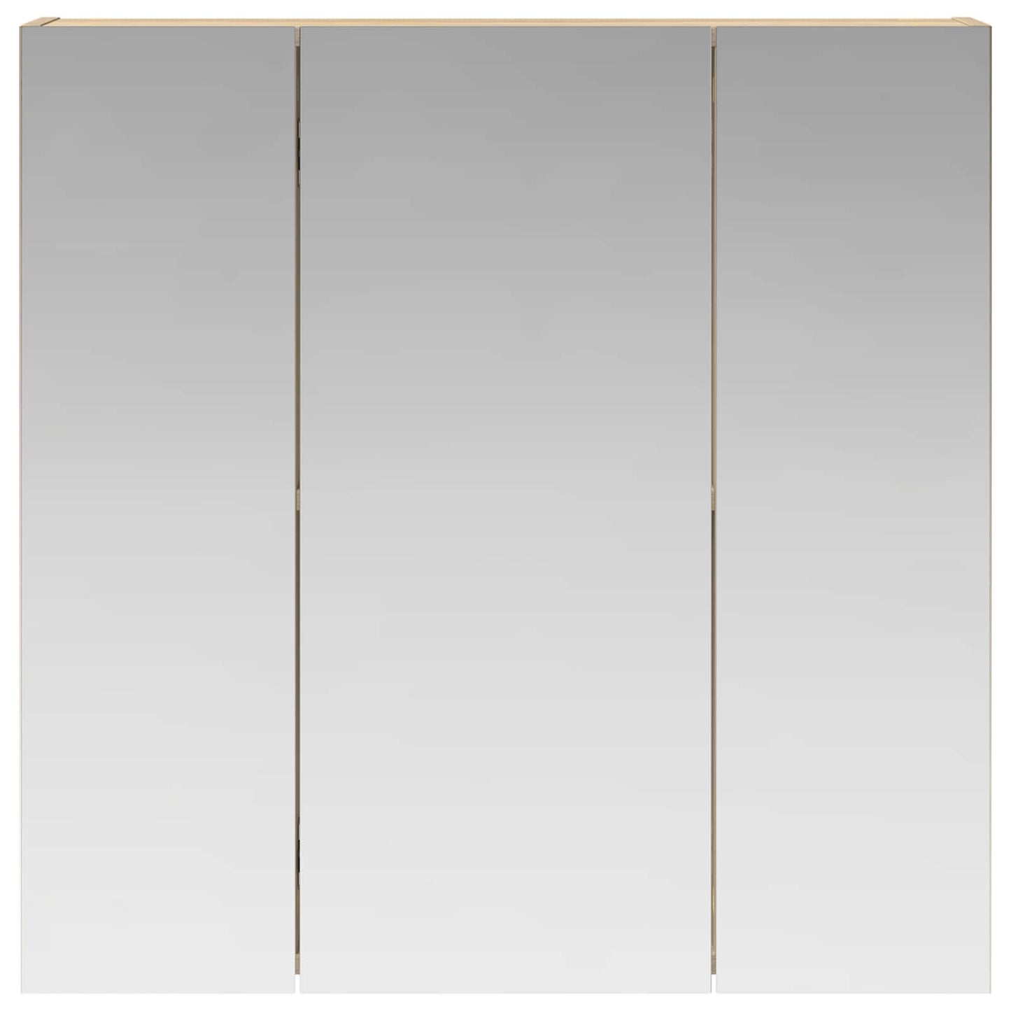 Badezimmerspiegelschrank Sonoma-Eiche 70 x 14,5 x 70 cm