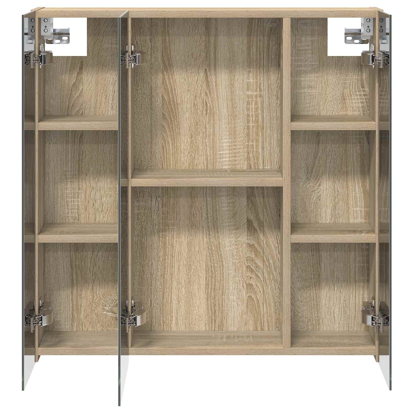 Badezimmerspiegelschrank Sonoma-Eiche 70 x 14,5 x 70 cm