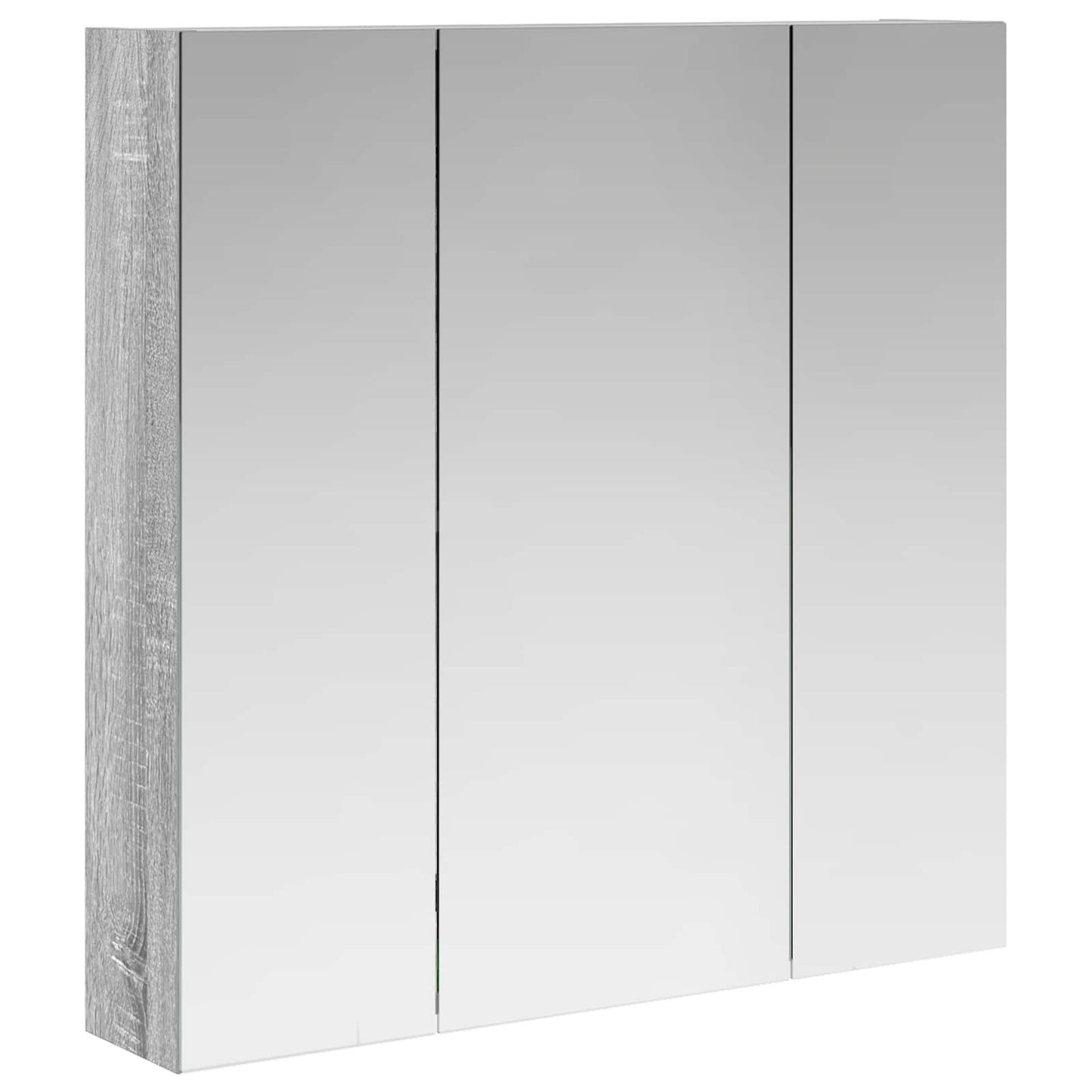 Badezimmerspiegelschrank Sonoma-Grau 70 x 14,5 x 70 cm