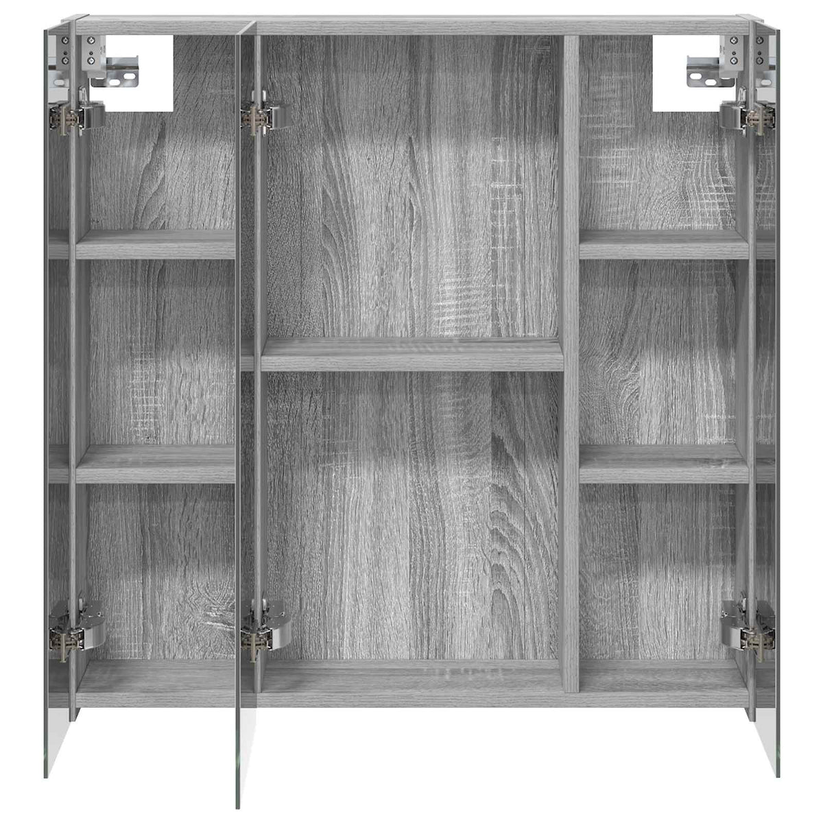 Badezimmerspiegelschrank Sonoma-Grau 70 x 14,5 x 70 cm