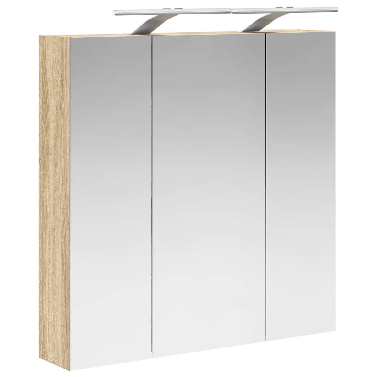 Badezimmerspiegelschrank Sonoma-Eiche 70 x 14,5 x 70 cm