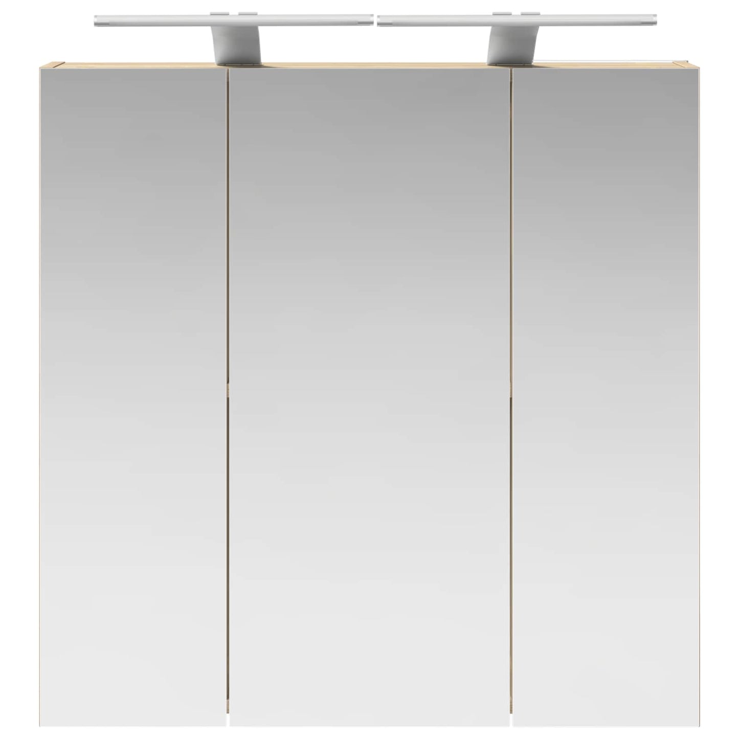 Badezimmerspiegelschrank Sonoma-Eiche 70 x 14,5 x 70 cm