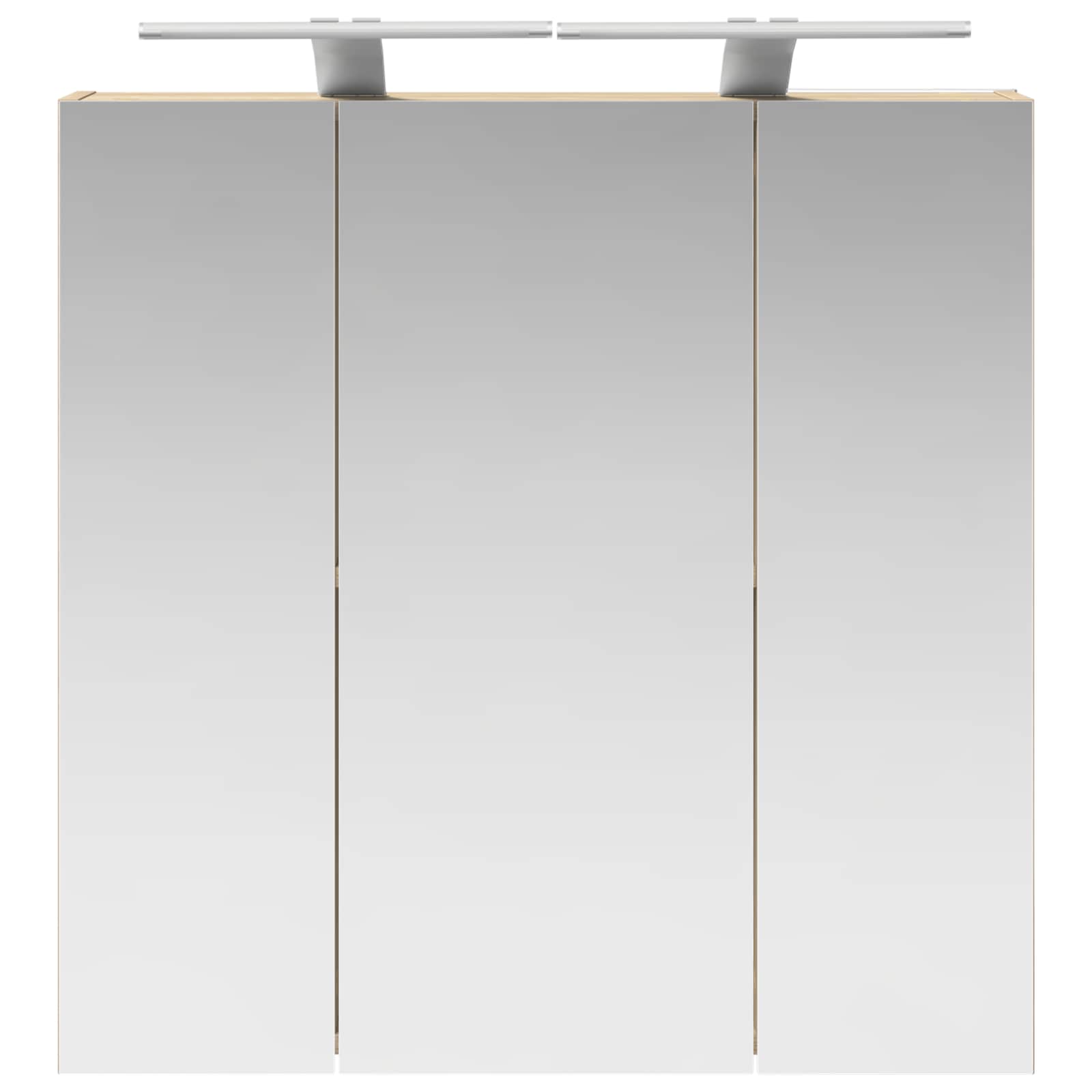 Badezimmerspiegelschrank Sonoma-Eiche 70 x 14,5 x 70 cm