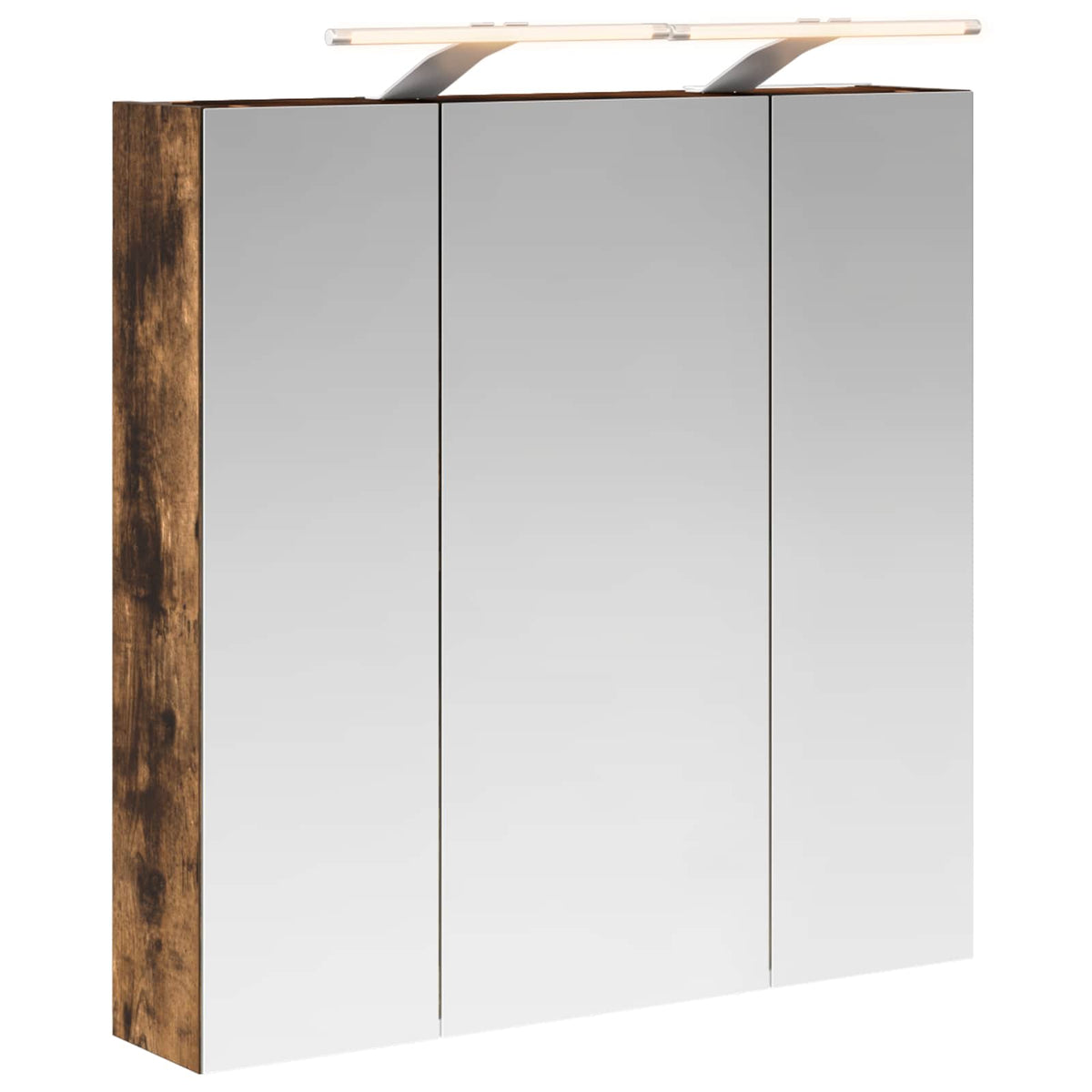 Badezimmerspiegelschrank Räuchereiche 70 x 14,5 x 70 cm