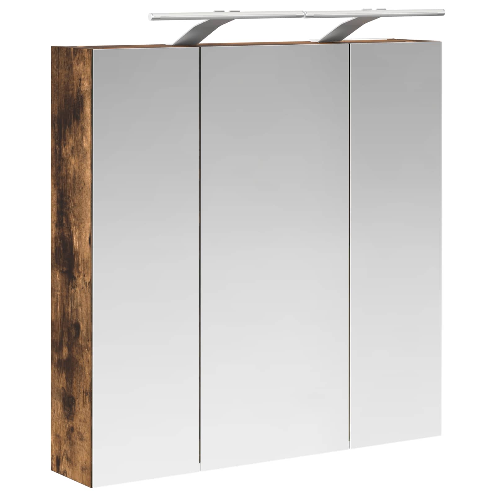 Badezimmerspiegelschrank Räuchereiche 70 x 14,5 x 70 cm