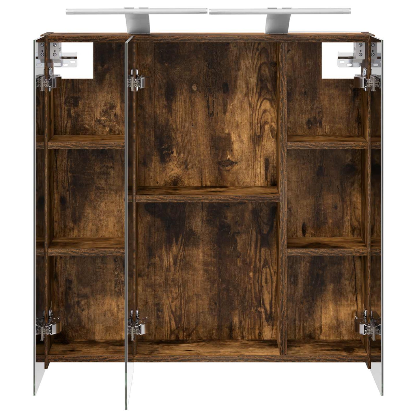 Badezimmerspiegelschrank Räuchereiche 70 x 14,5 x 70 cm