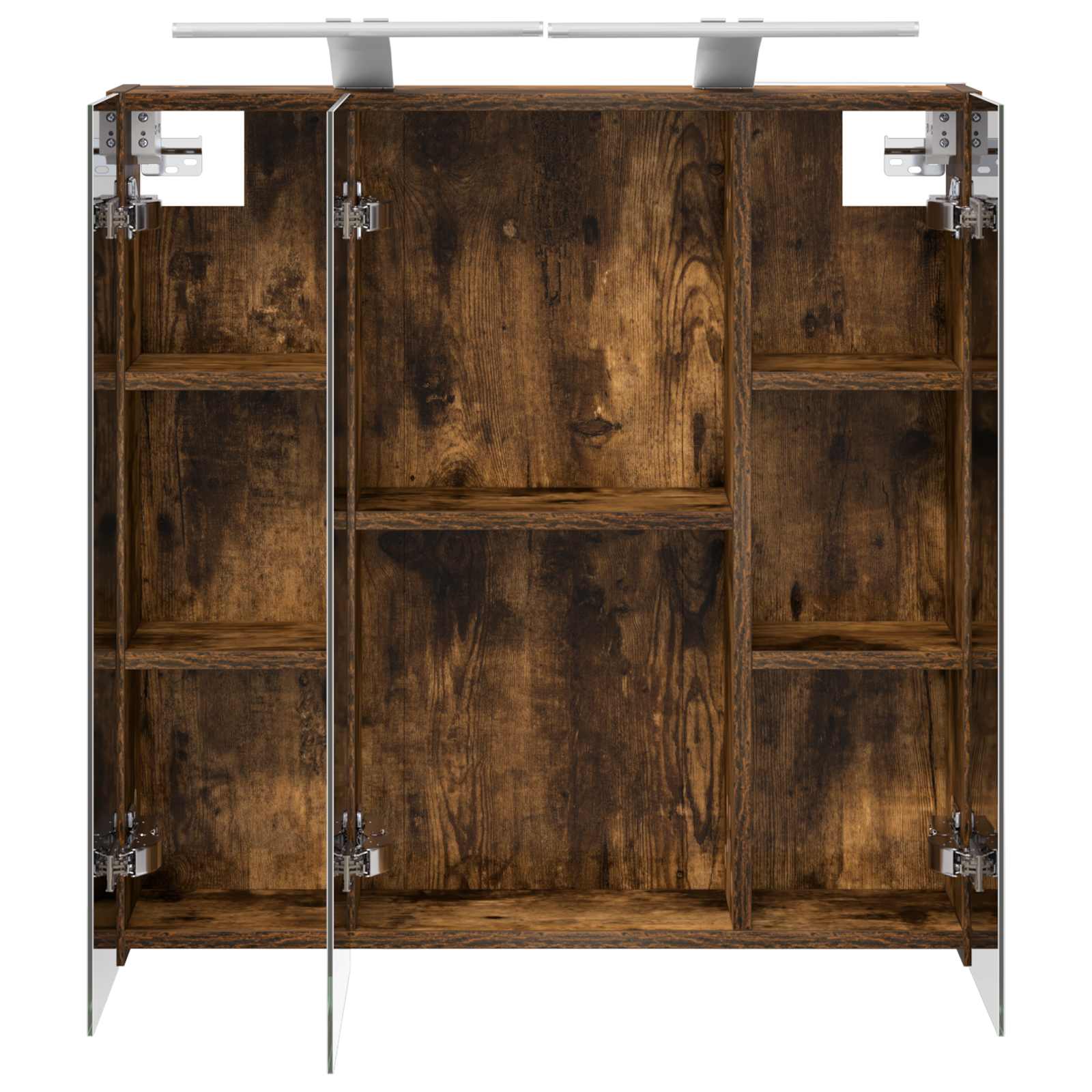 Badezimmerspiegelschrank Räuchereiche 70 x 14,5 x 70 cm