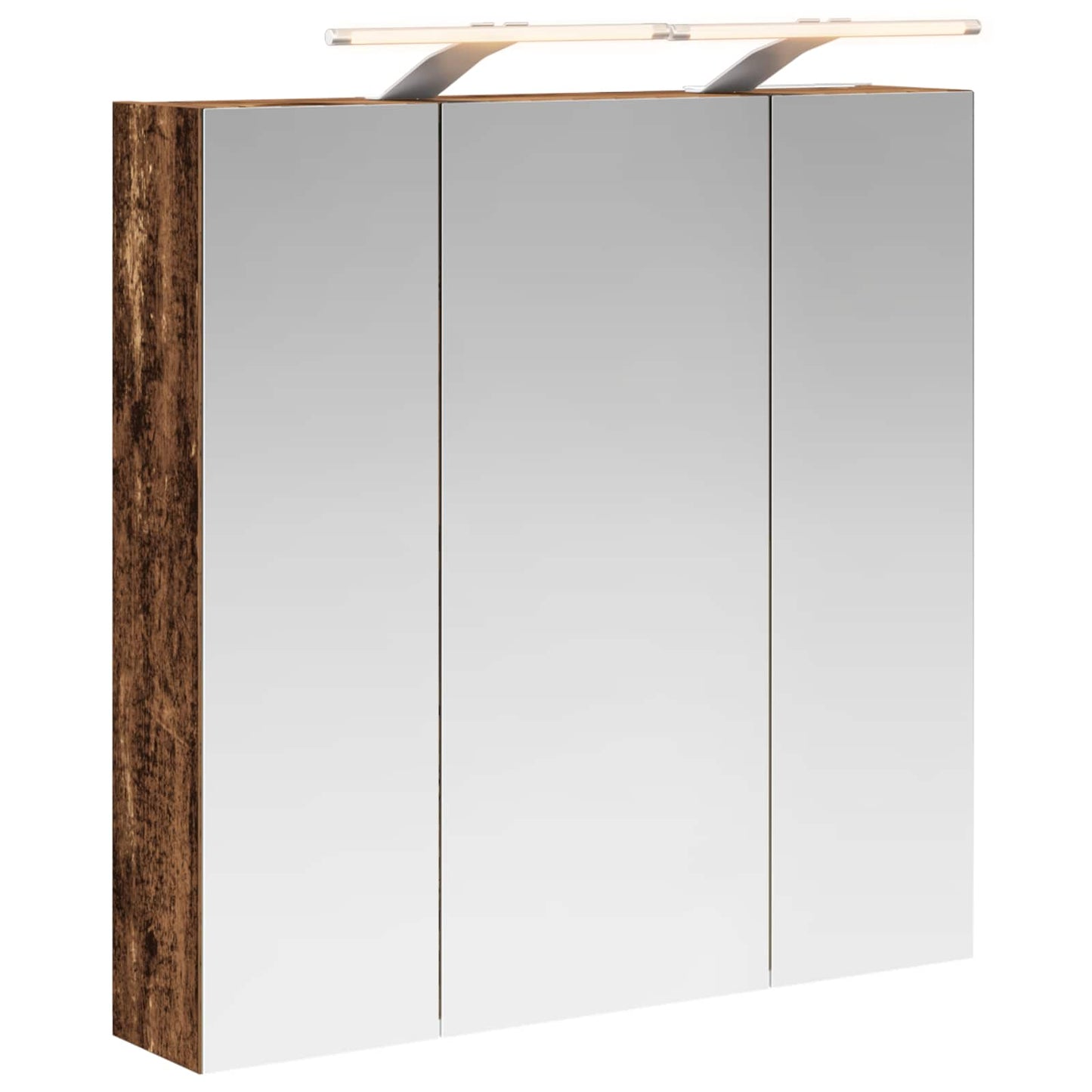 Badezimmerspiegelschrank Altholz 70 x 14,5 x 70 cm