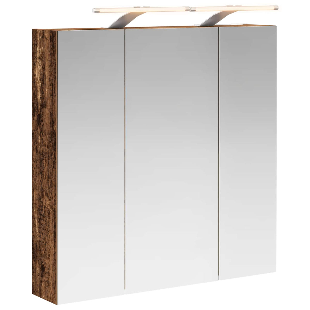 Badezimmerspiegelschrank Altholz 70 x 14,5 x 70 cm