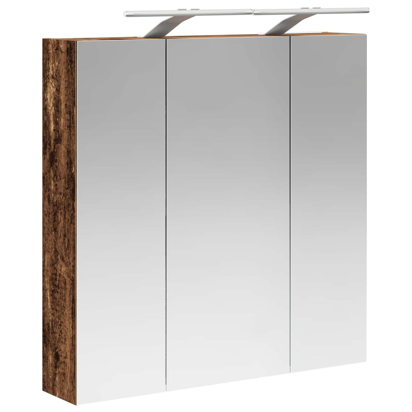 Badezimmerspiegelschrank Altholz 70 x 14,5 x 70 cm