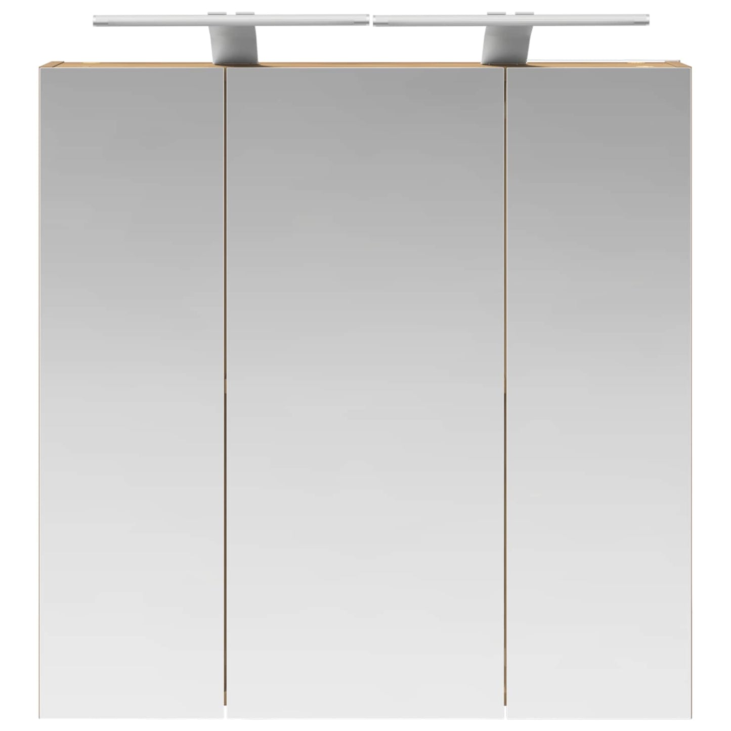 Badezimmerspiegelschrank Kunsthandwerk Eiche 70 x 14,5 x 70 cm