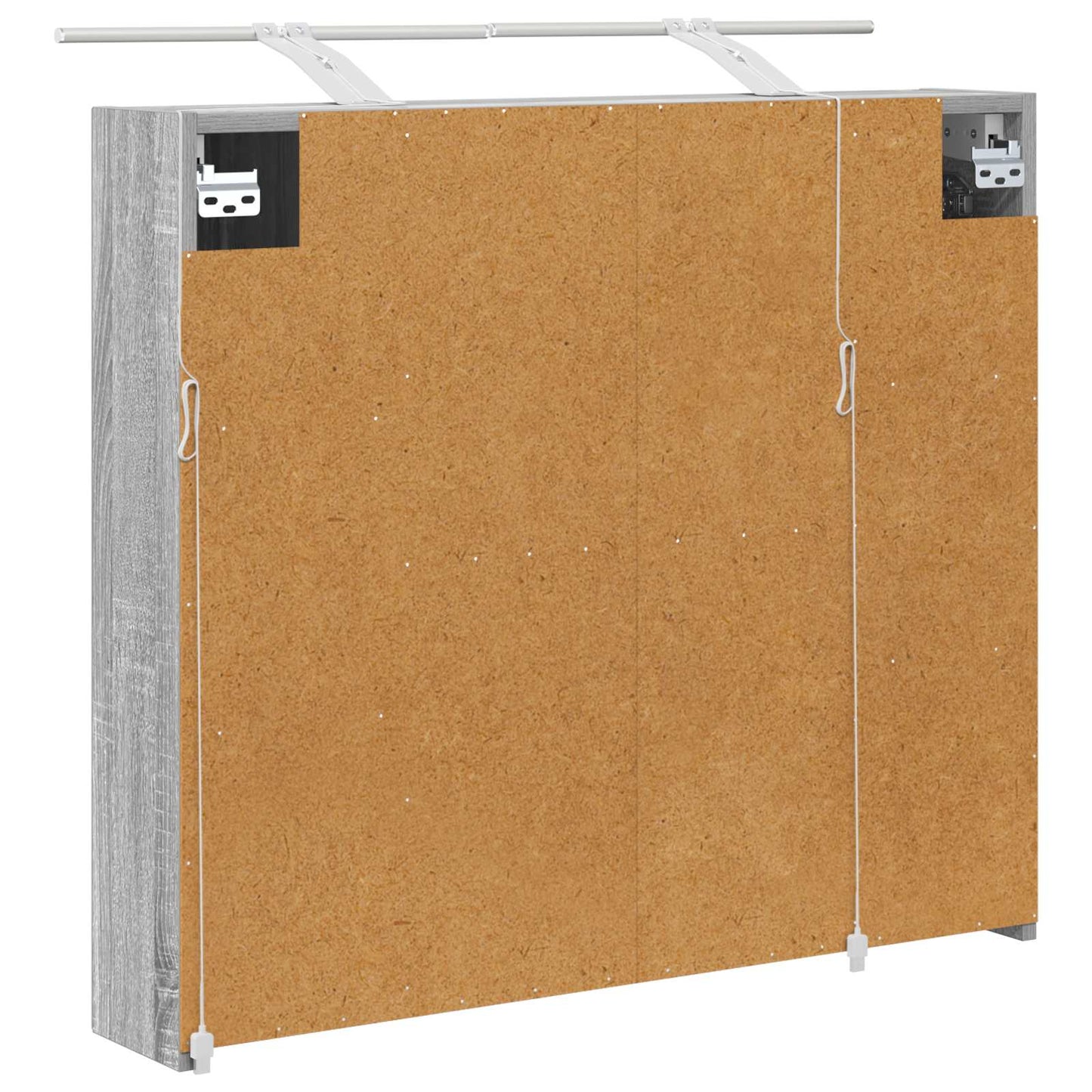 Badezimmerspiegelschrank Sonoma-Grau 80 x 14,5 x 70 cm