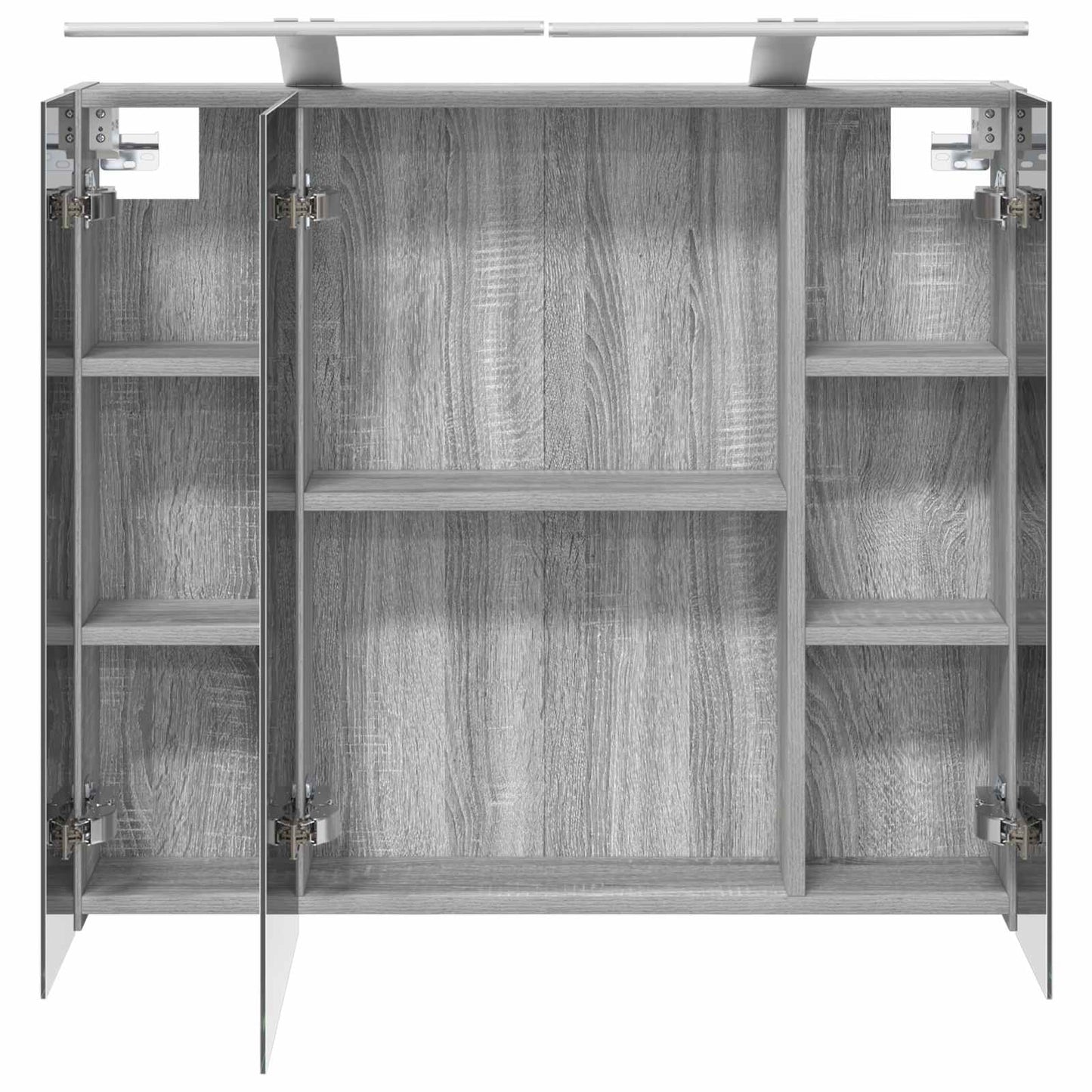 Badezimmerspiegelschrank Sonoma-Grau 80 x 14,5 x 70 cm
