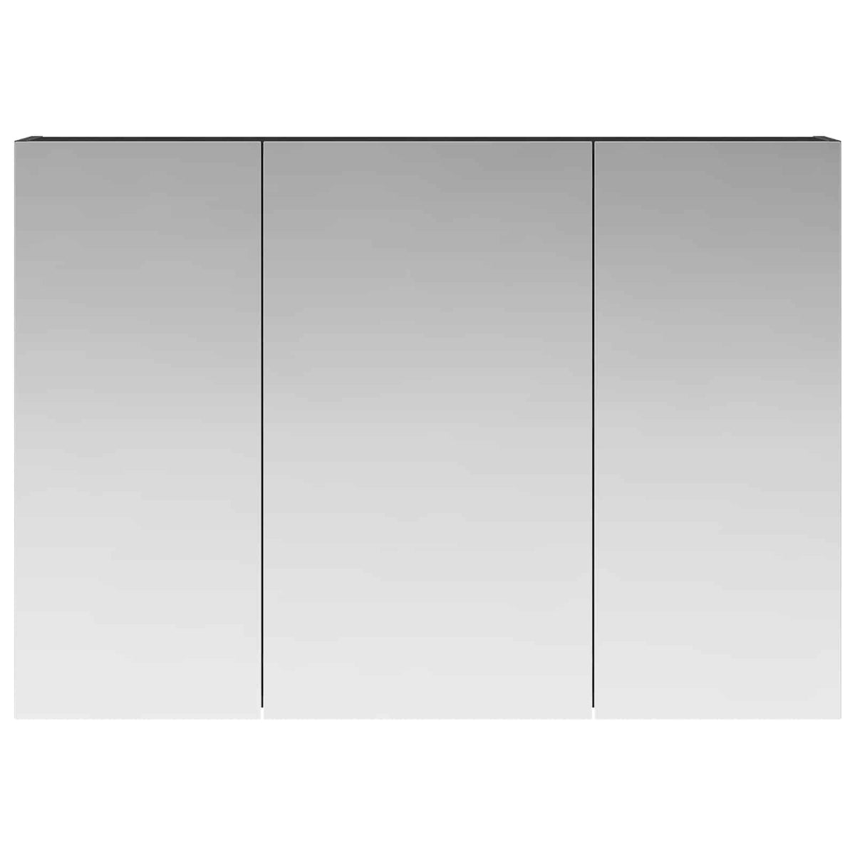 Badezimmerspiegelschrank Schwarz Eichen-Optik