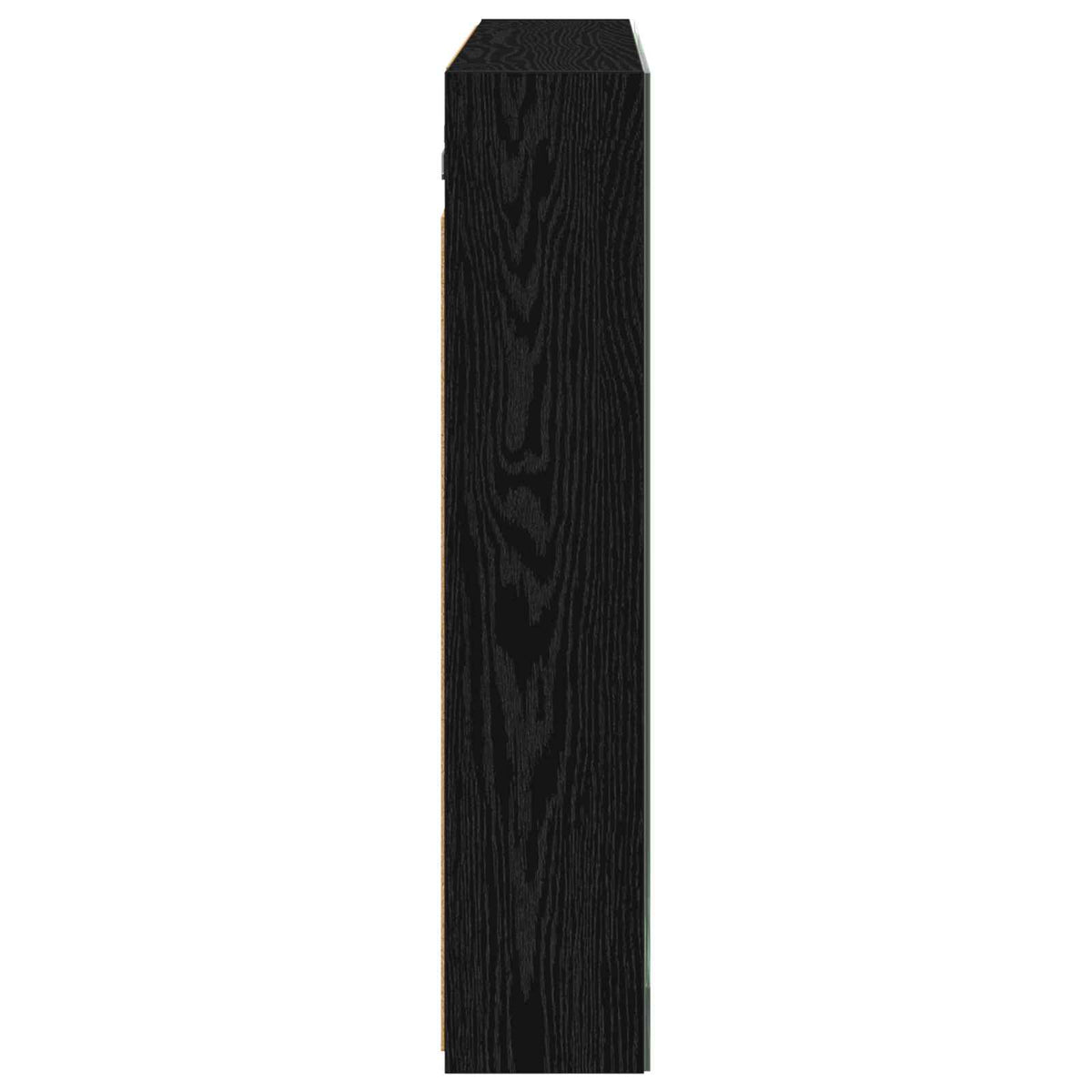 Badezimmerspiegelschrank Schwarz Eichen-Optik