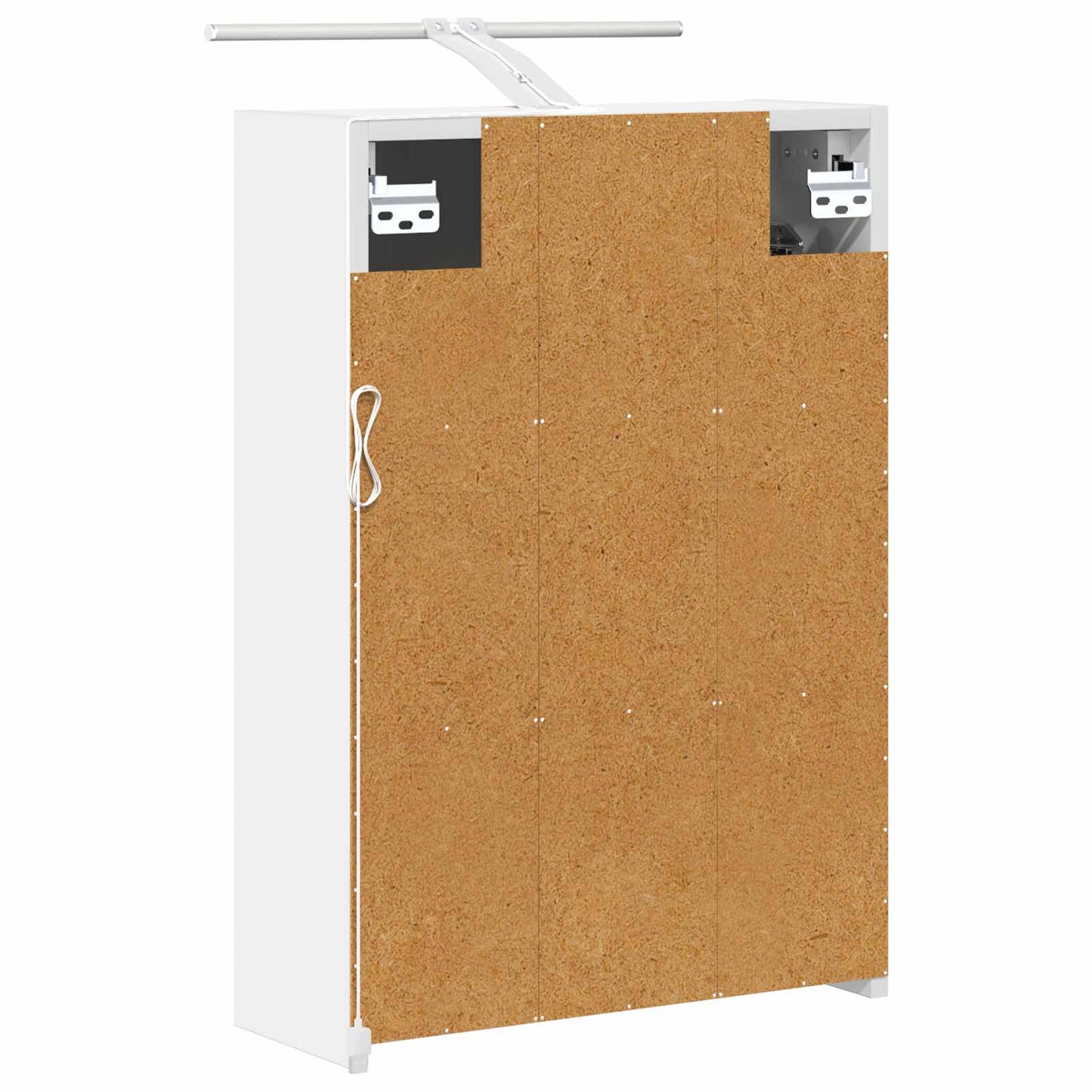 Badezimmerspiegelschrank Weiß 43 x 16 x 62,5 cm Holzwerkstoff