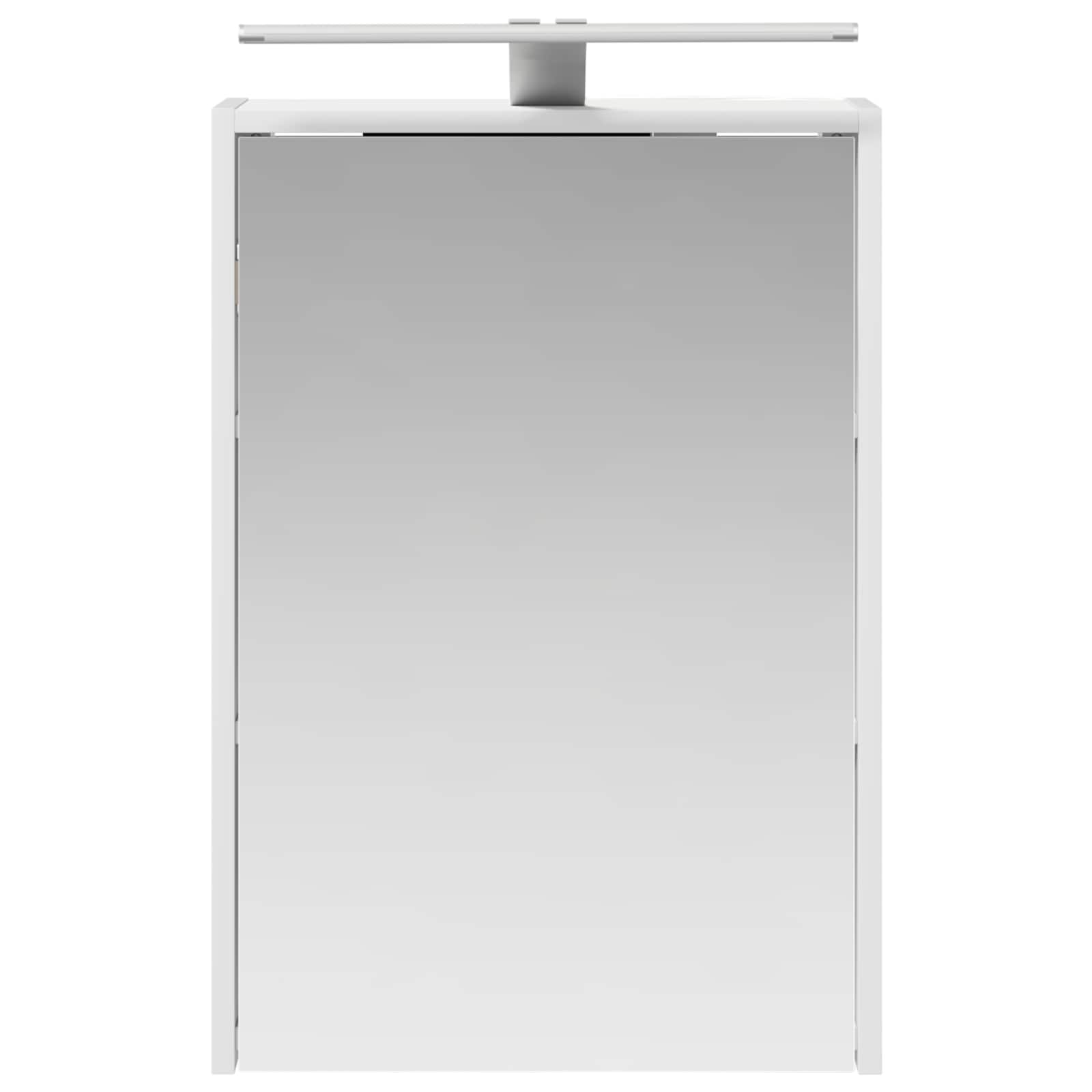 Badezimmerspiegelschrank Weiß 43 x 16 x 62,5 cm Holzwerkstoff