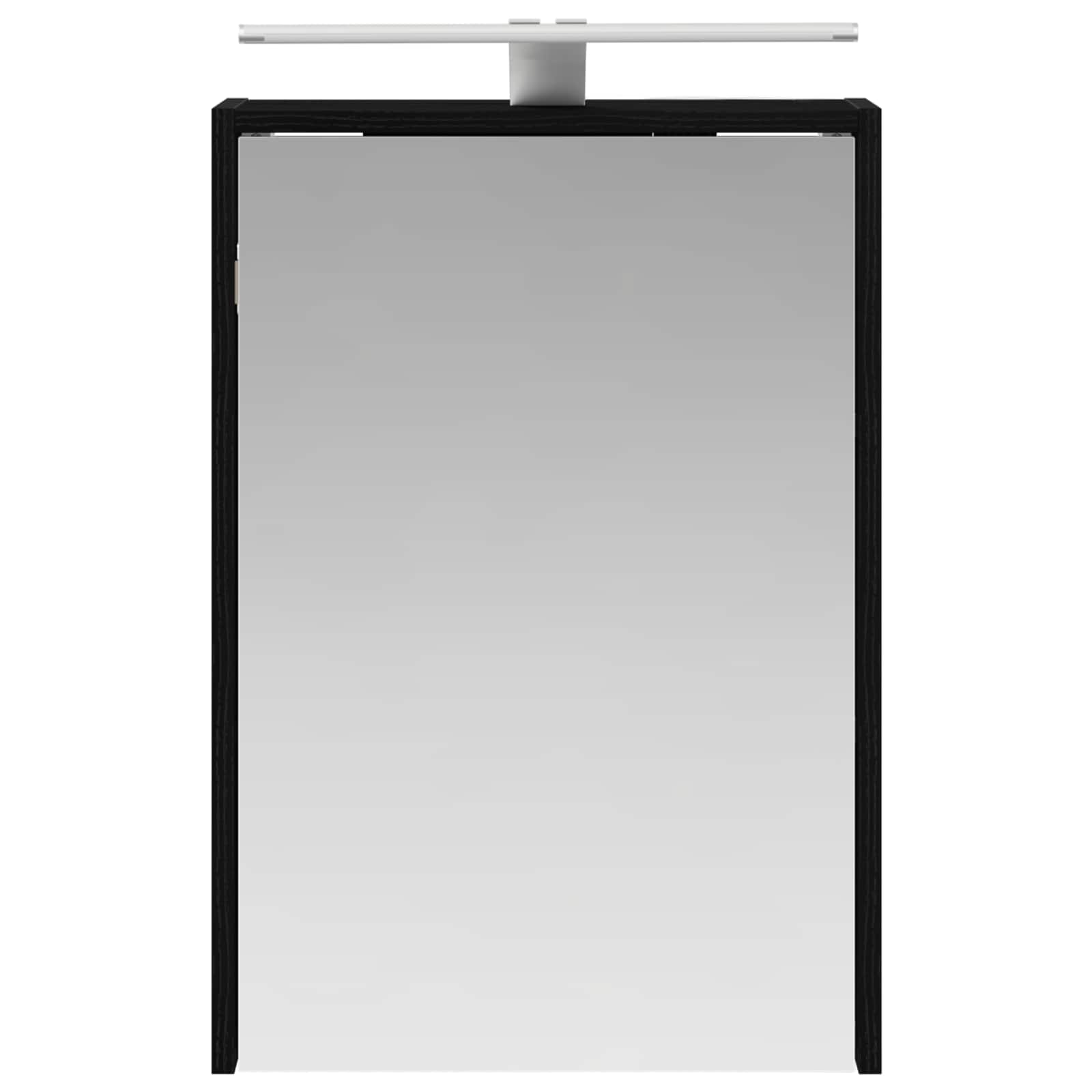 Badezimmerspiegelschrank Schwarz Eichen-Optik 43 x 16 x 62,5 cm