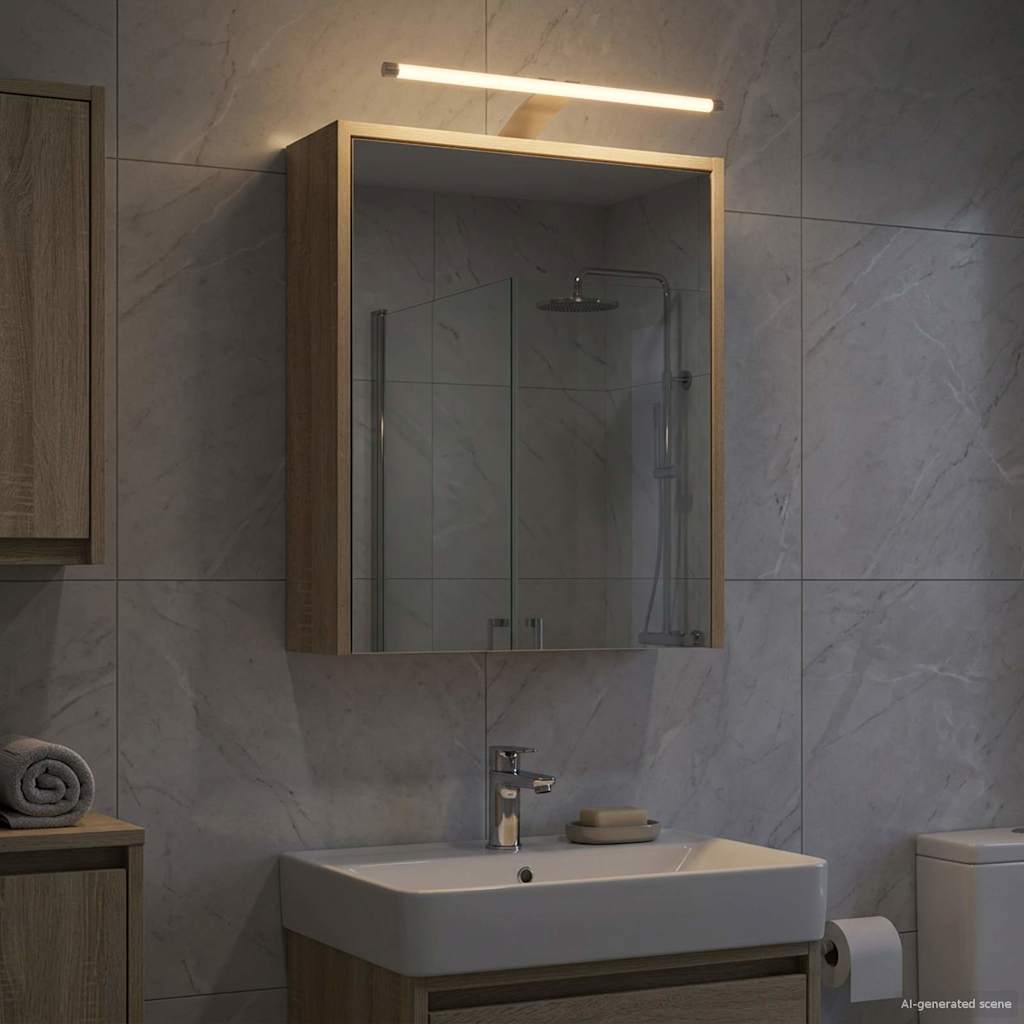 Badezimmerspiegelschrank Sonoma-Eiche 43 x 16 x 62,5 cm