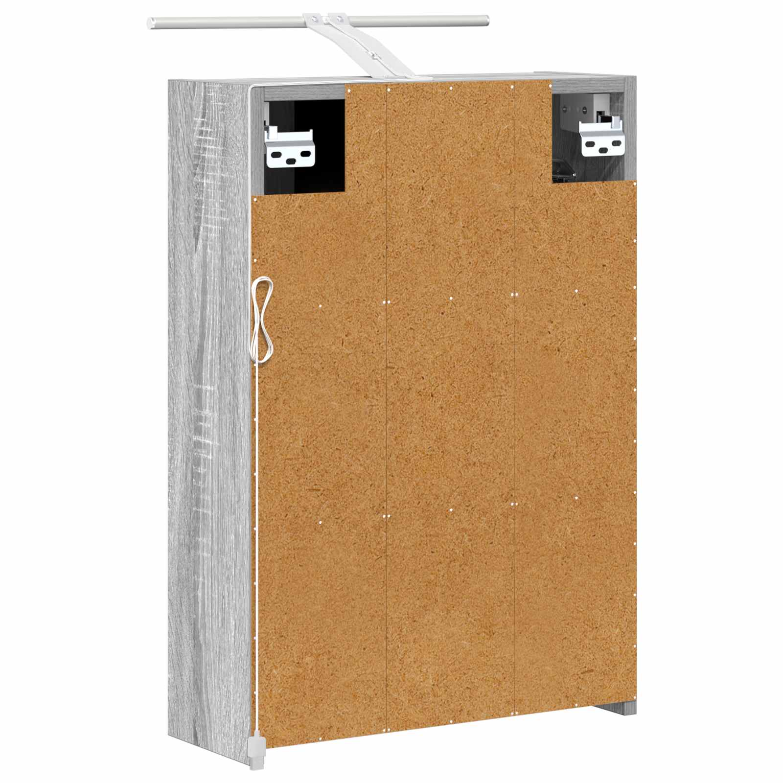 Badezimmerspiegelschrank Sonoma-Grau 43 x 16 x 62,5 cm
